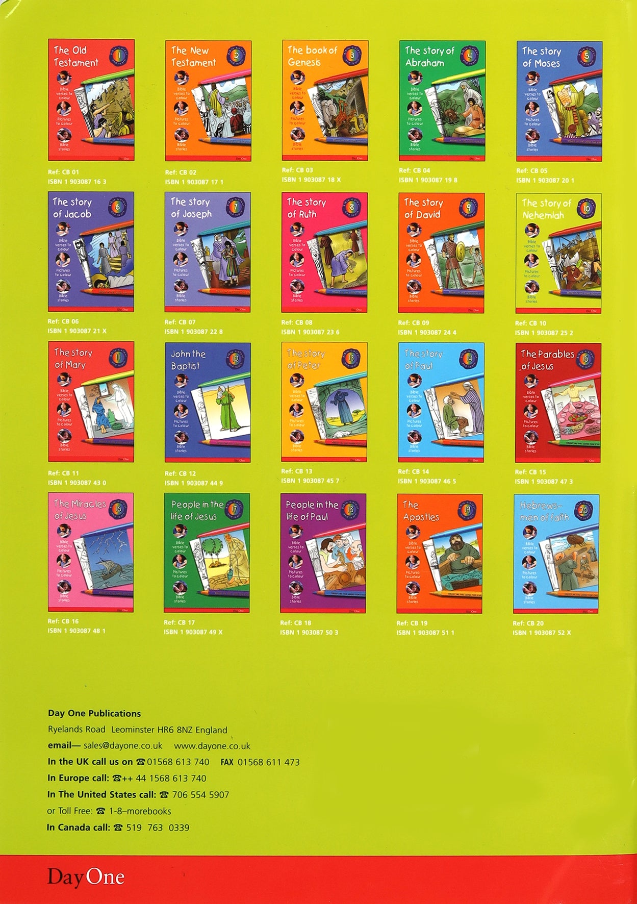 The Story of Nehemiah (#10 in Bible Colour And Learn Series)