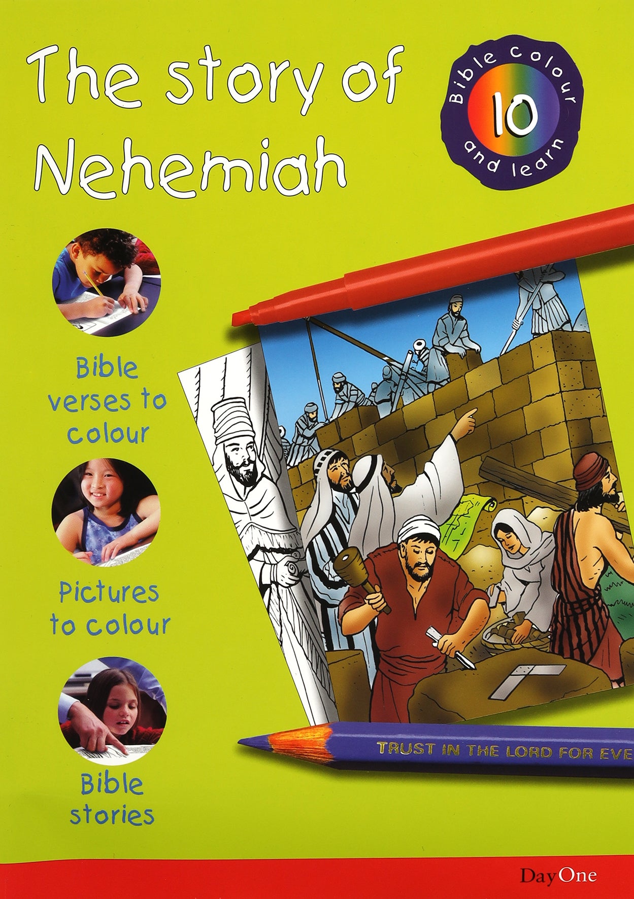 The Story of Nehemiah (#10 in Bible Colour And Learn Series)