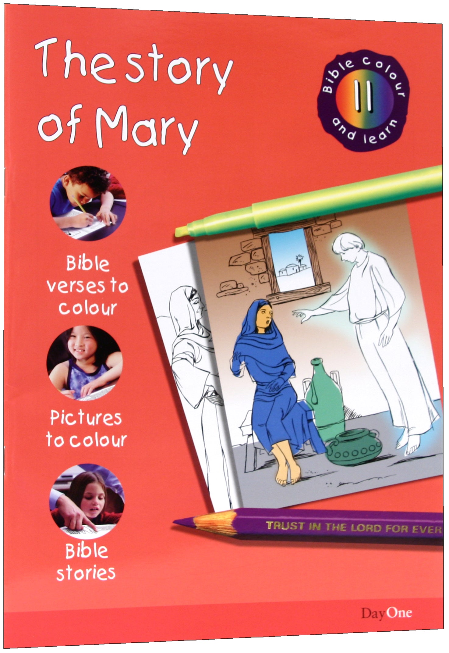 The Story of Mary (#11 in Bible Colour And Learn Series)