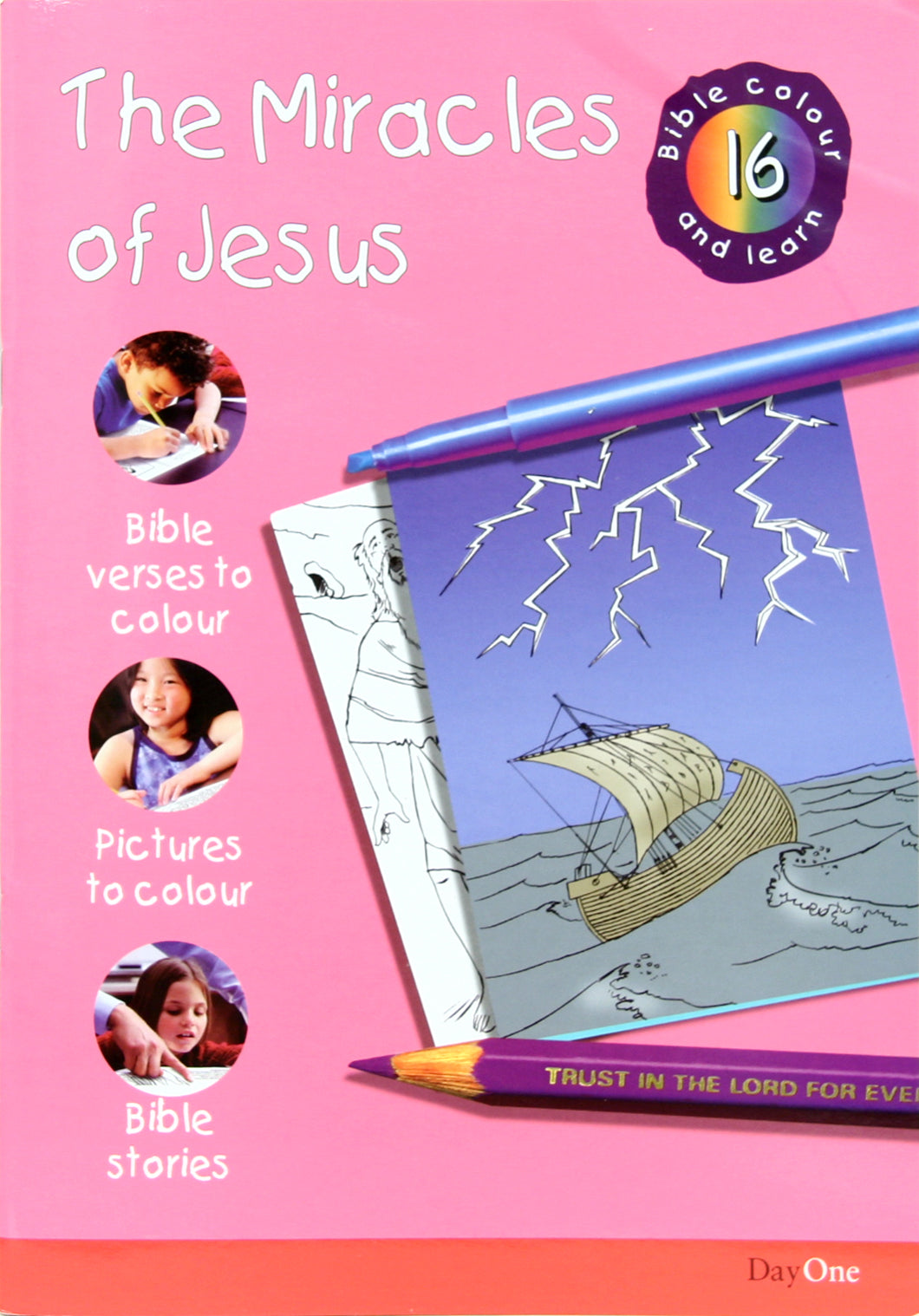 The Miracles of Jesus (#16 in Bible Colour And Learn Series)