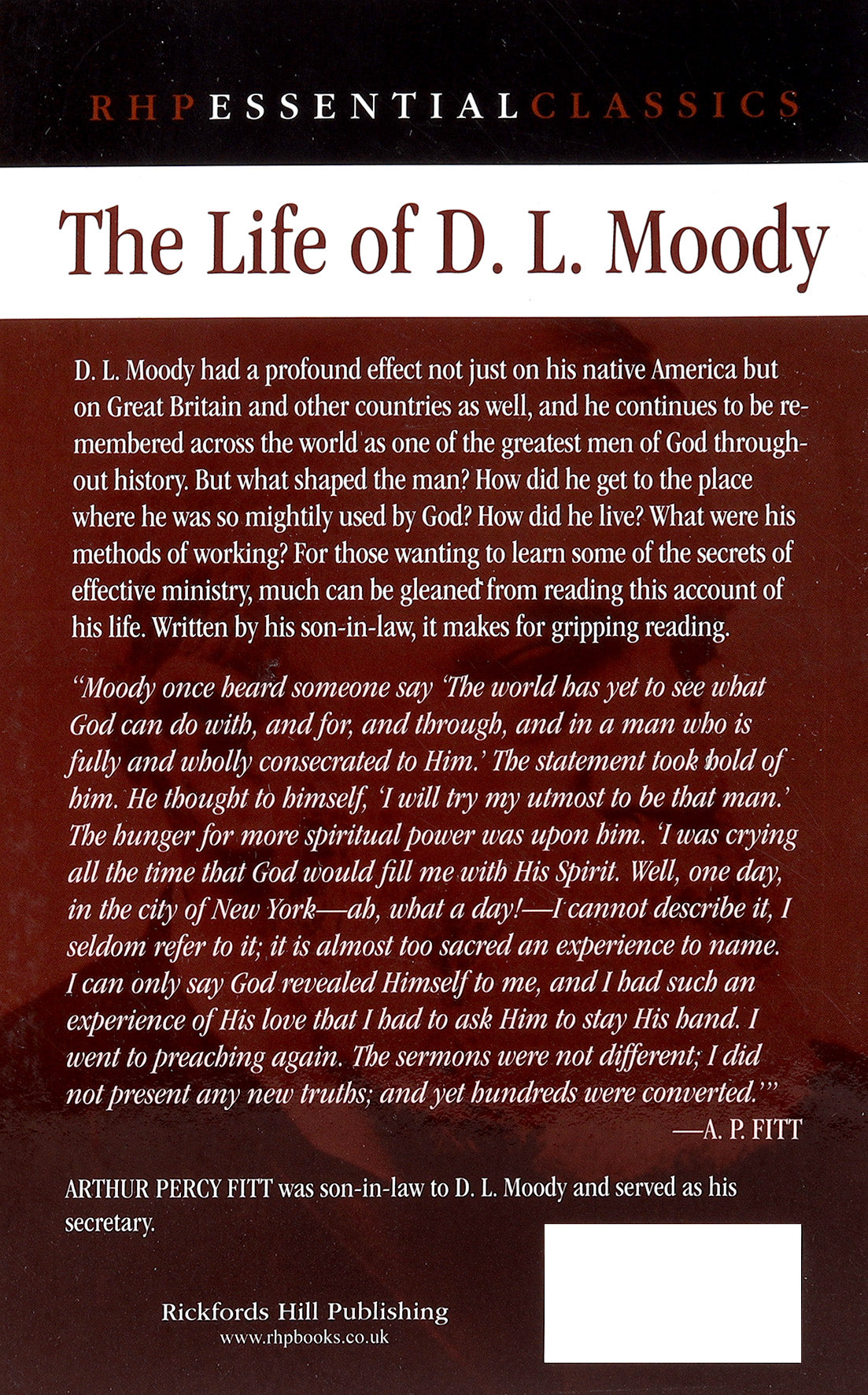 The Life of D. L. Moody