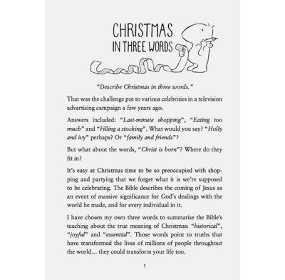 Christmas in Three Words
