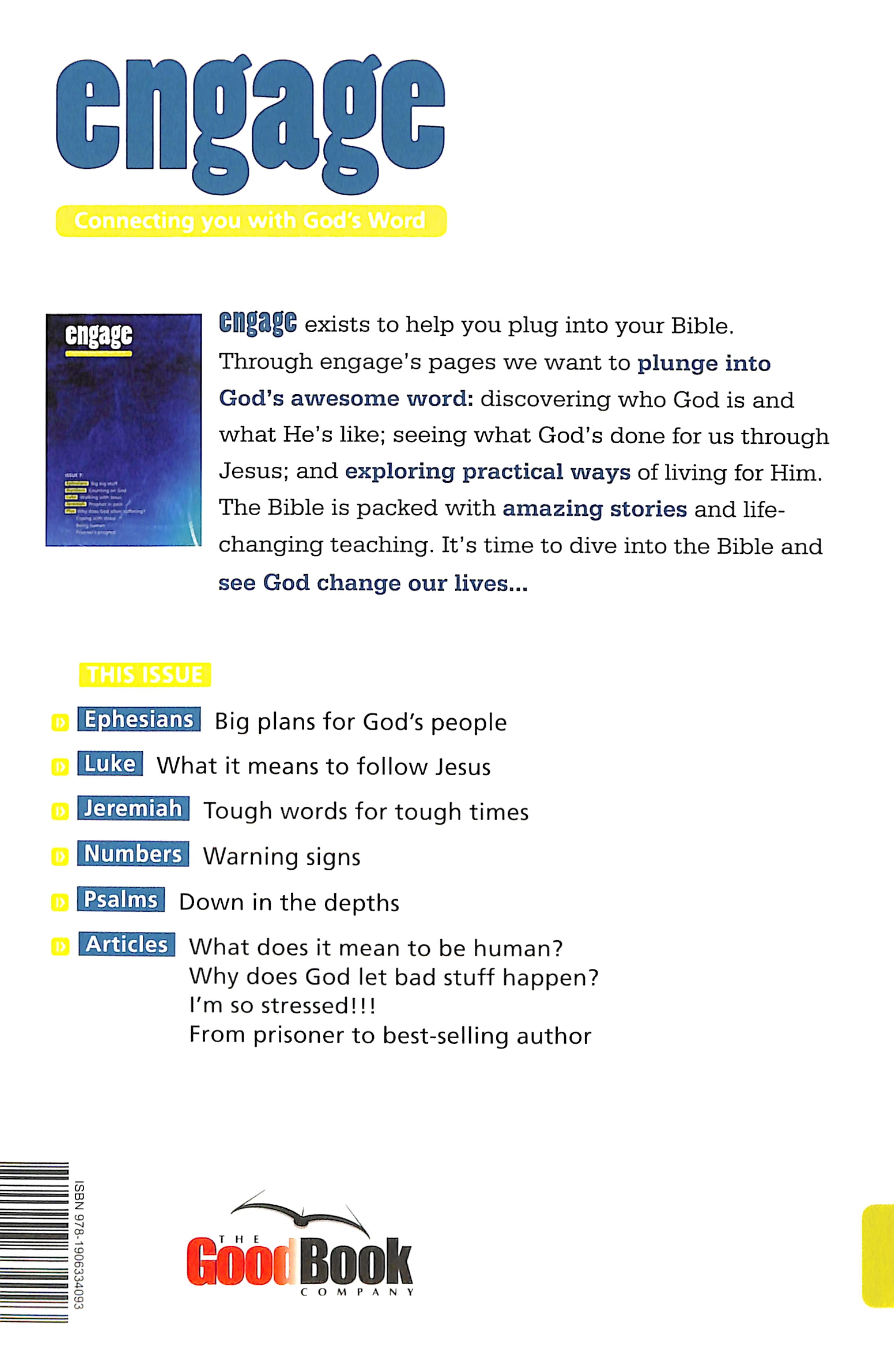 Ephesians, Numbers, Luke and Jeremiah (#07 in Engage Series)