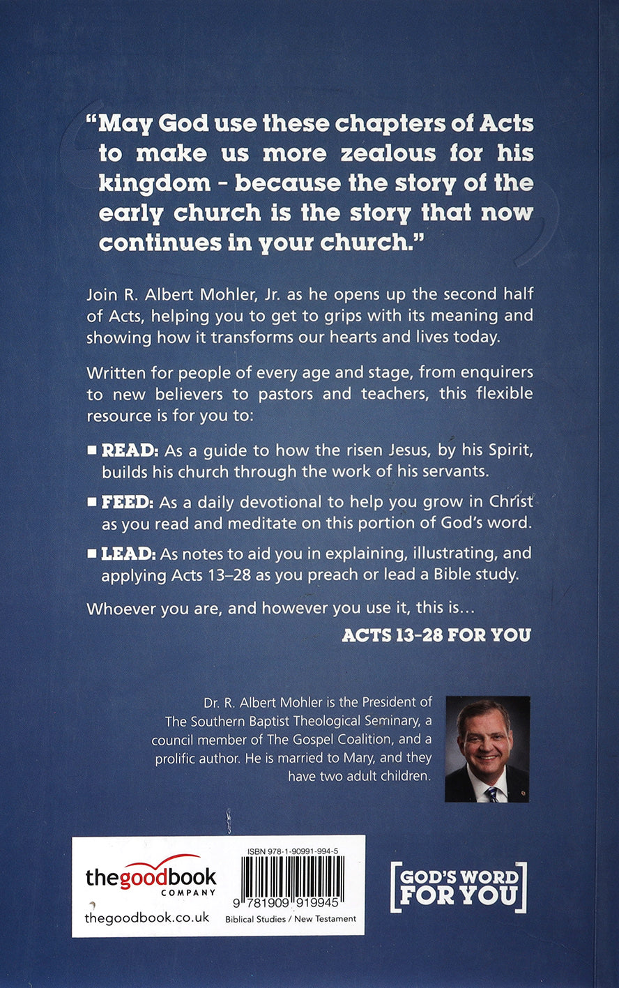 Acts 13-28 For You (God's Word For You Series)