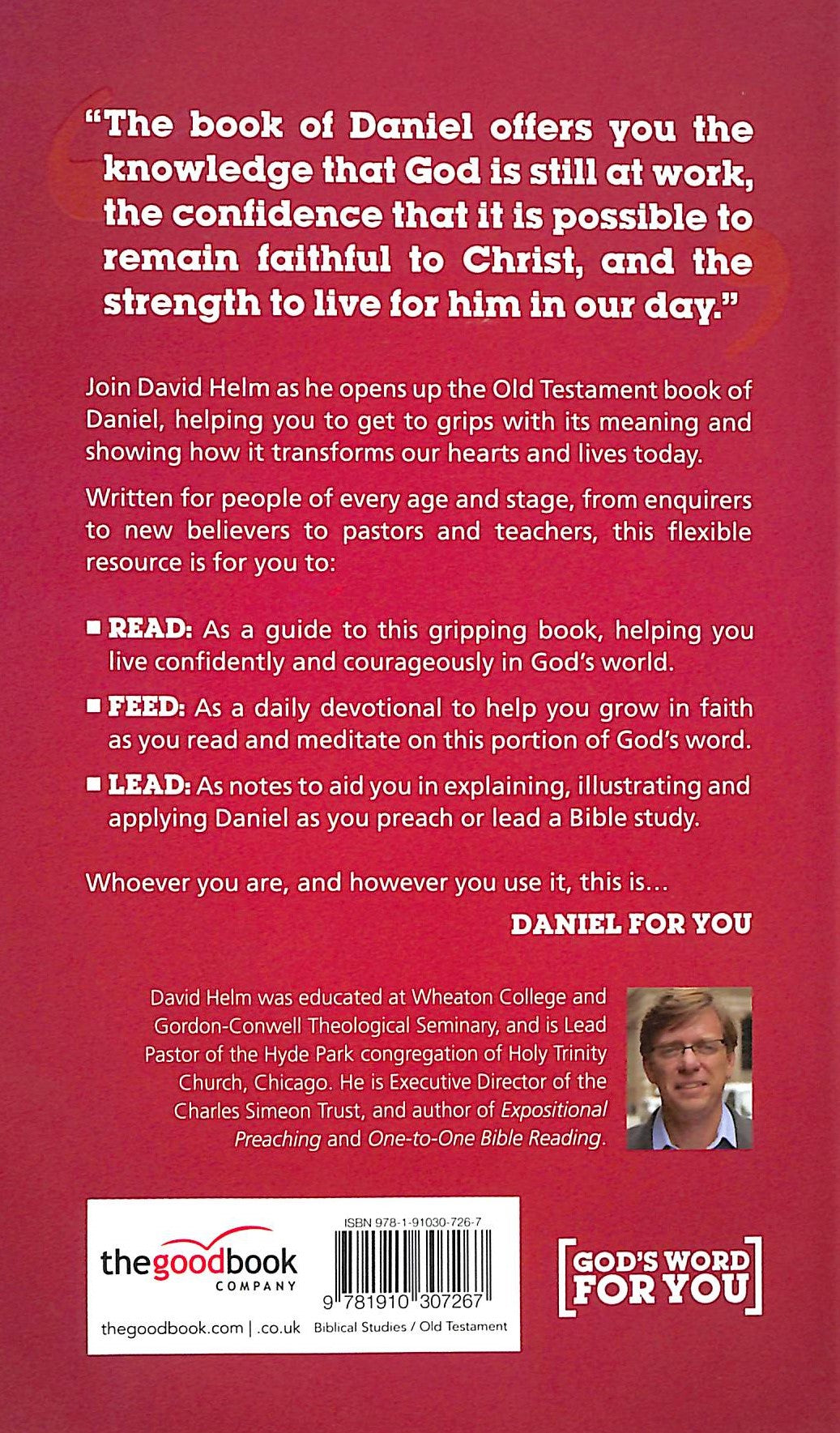 Daniel For You: For Reading, For Feeding, For Leading (God's Word For You Series)