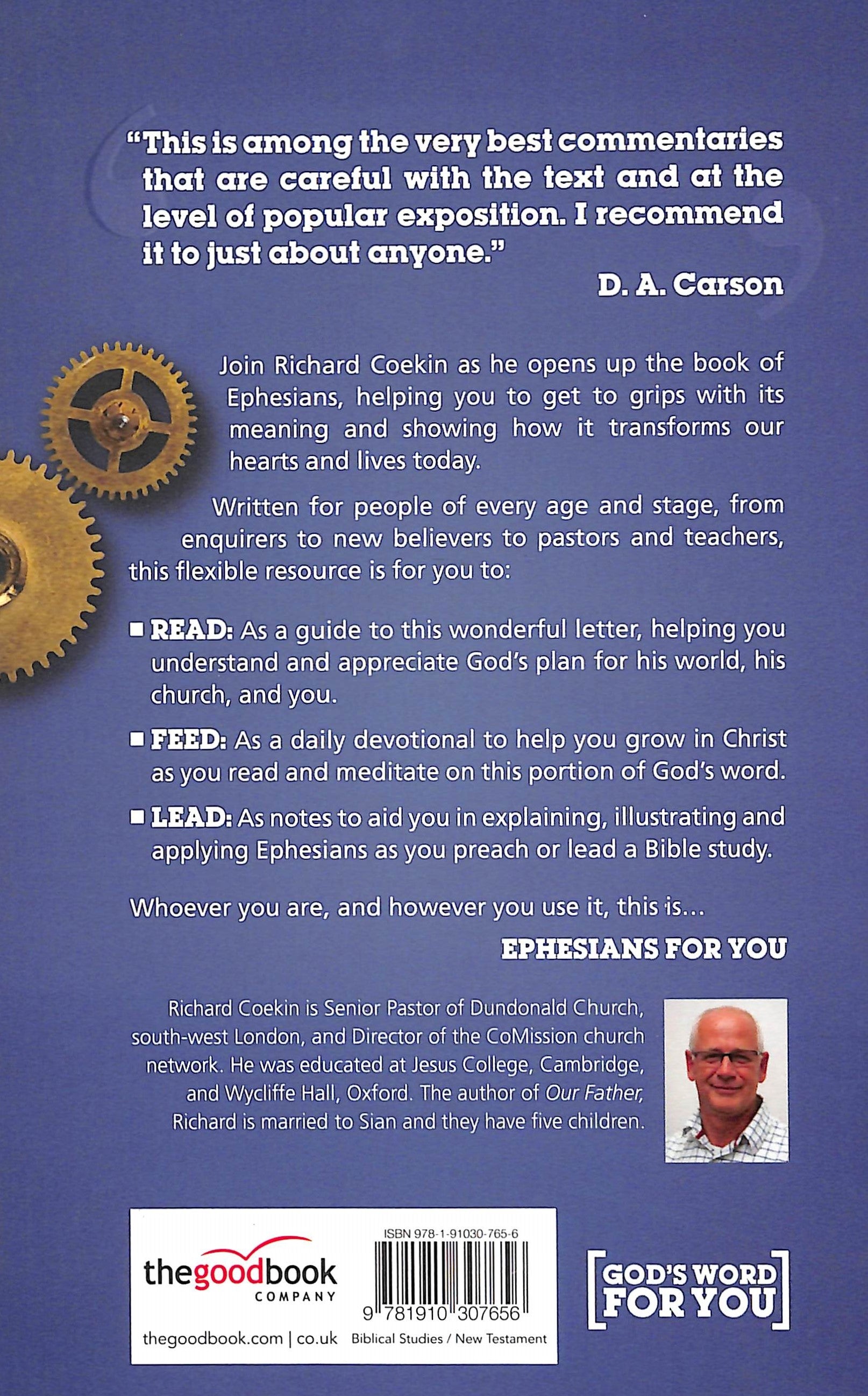 Ephesians For You: For Reading, For Feeding, For Leading (God's Word For You Series)