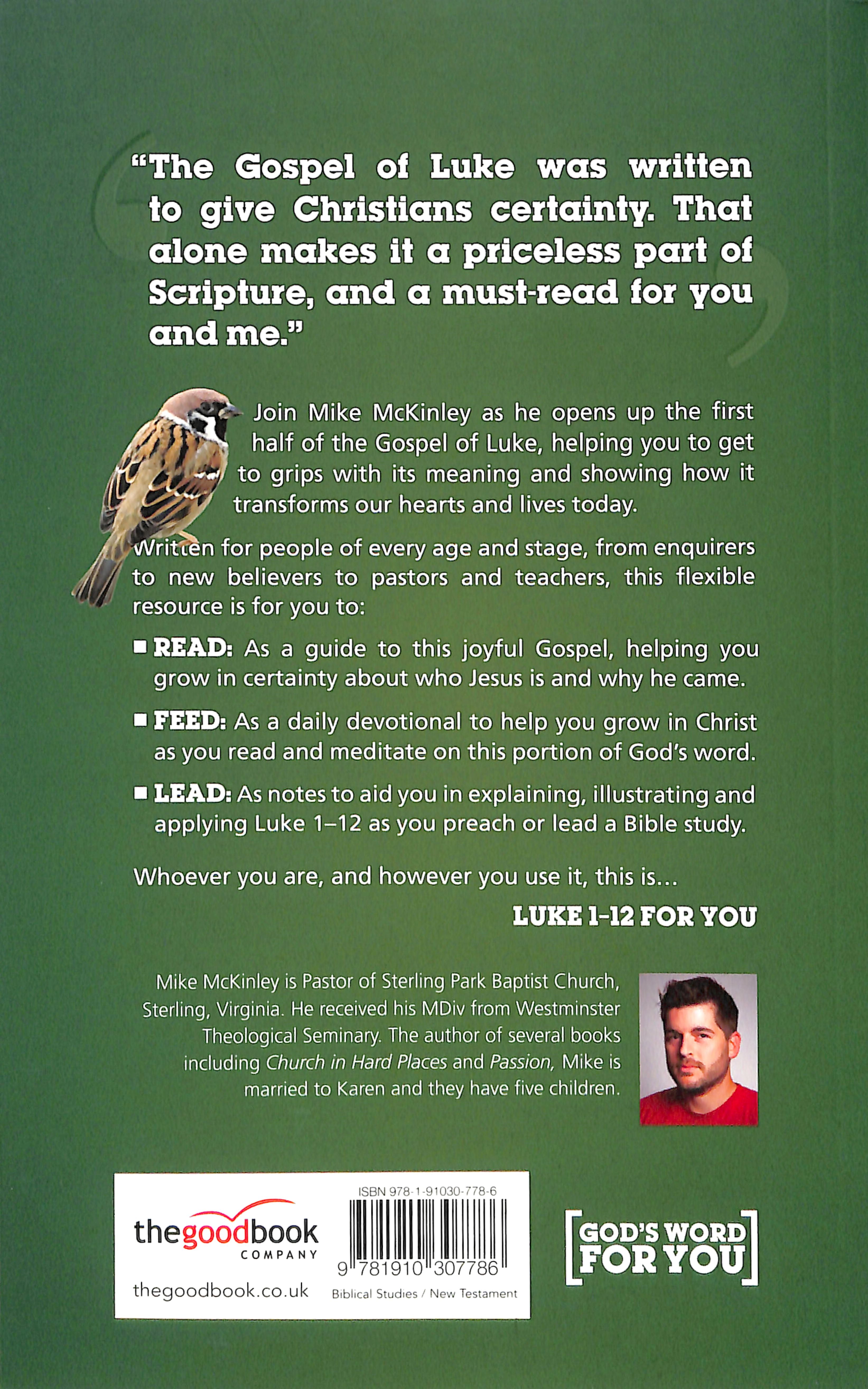Luke 1-12 For You (God's Word For You Series)
