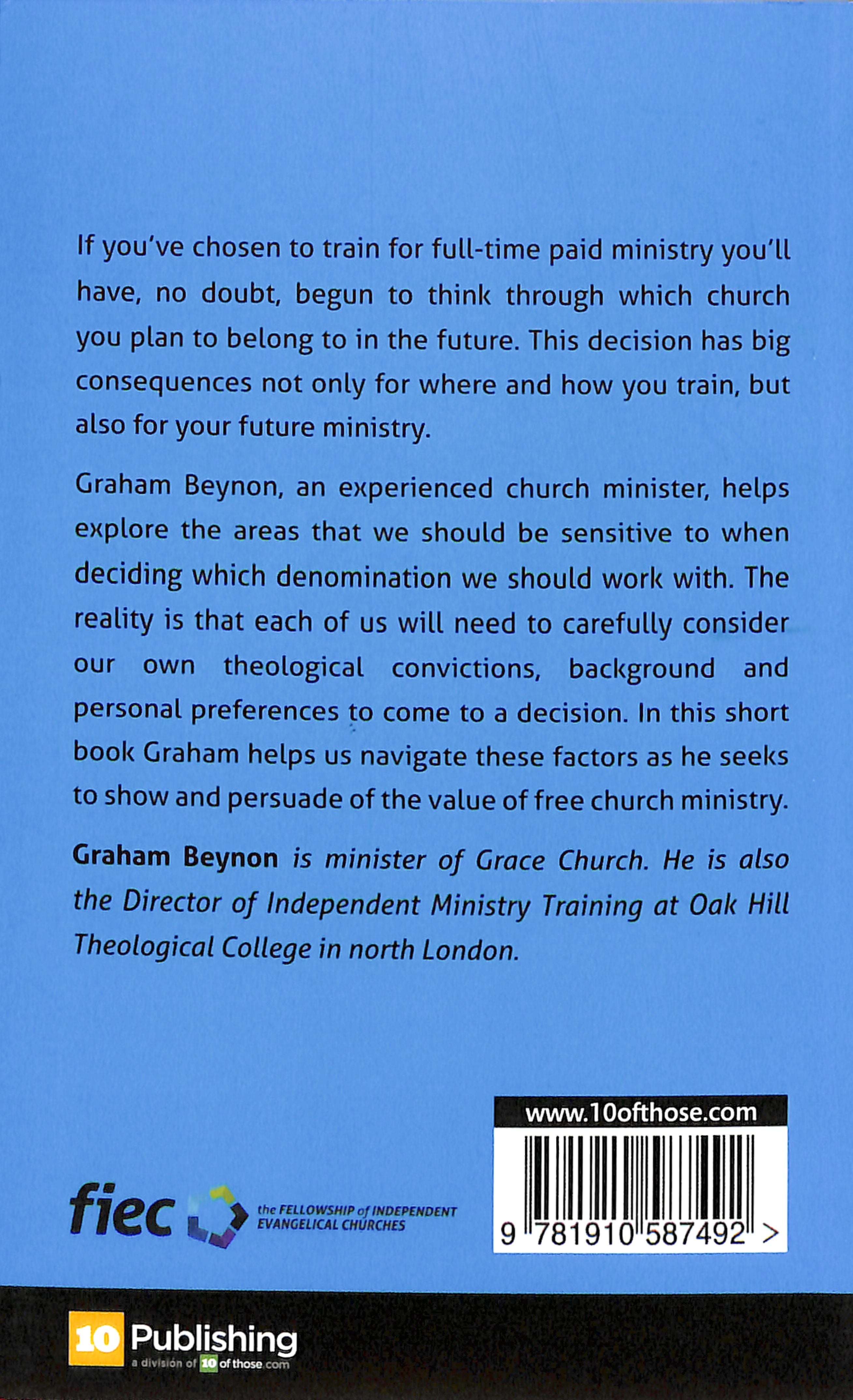 Why Free Church Ministry? (Ministry Journeys Series)