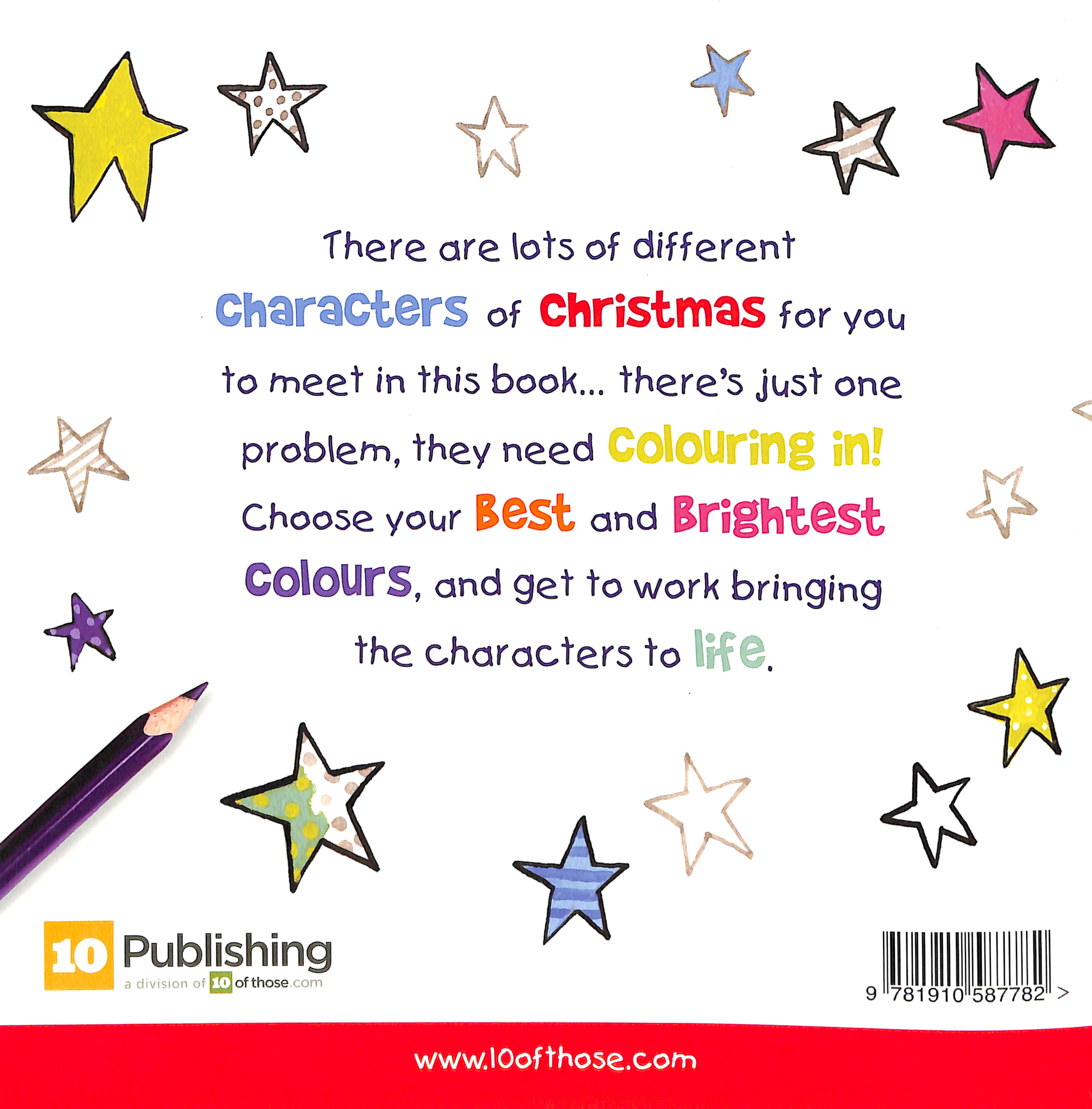 The Characters of Christmas Colouring Book