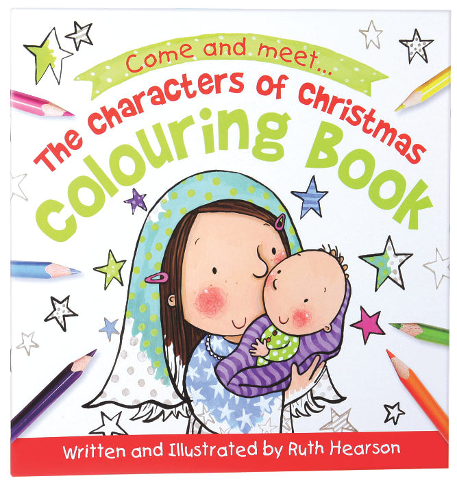 The Characters of Christmas Colouring Book