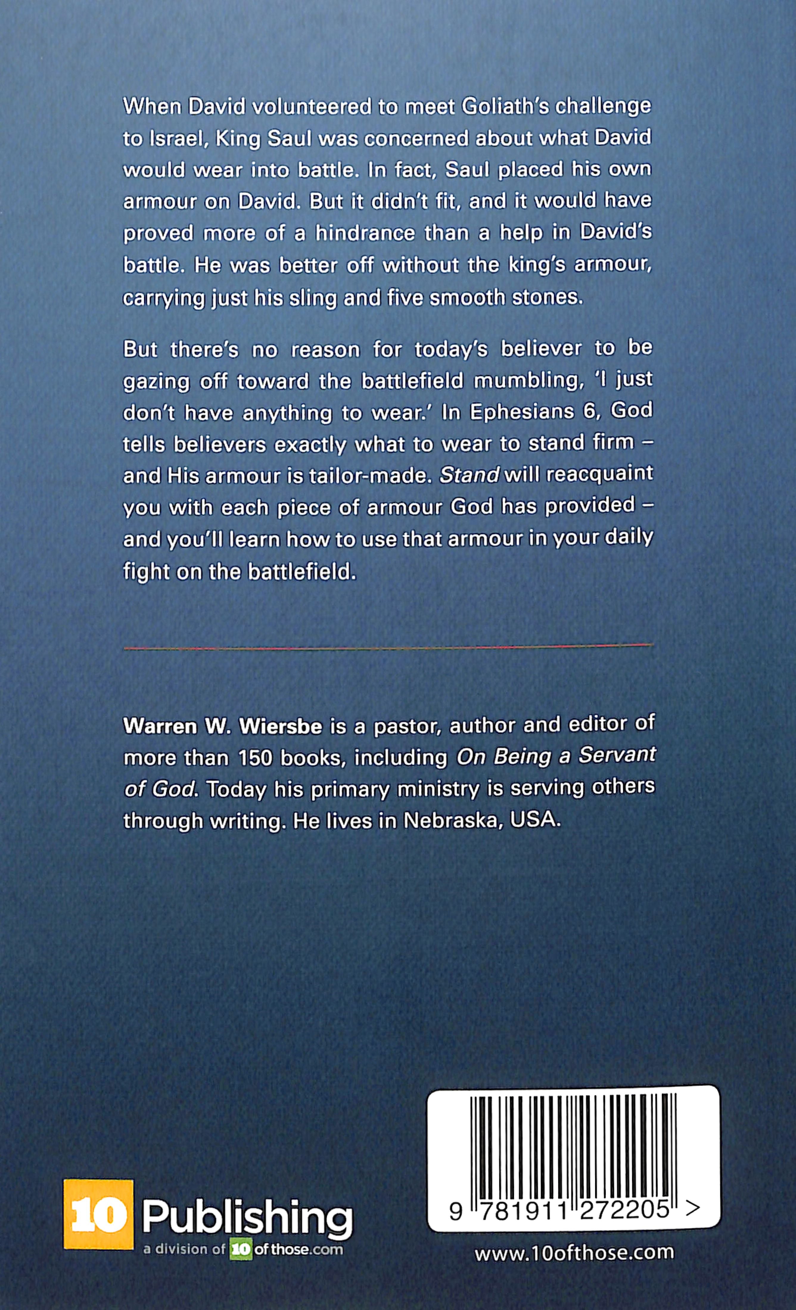 Stand: Putting on the Full Armour of God