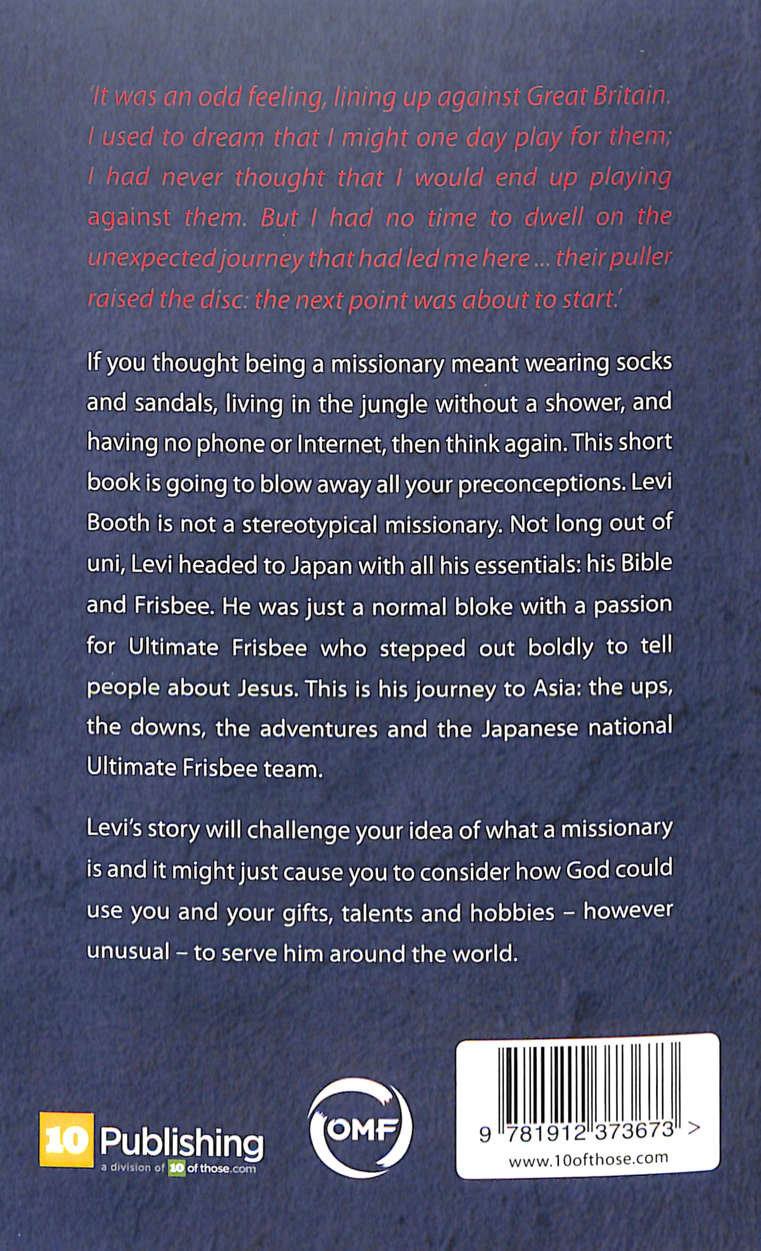 Ultimate Grace: A True Story of Frisbee and Faith in Japan