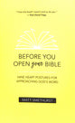 Before You Open Your Bible