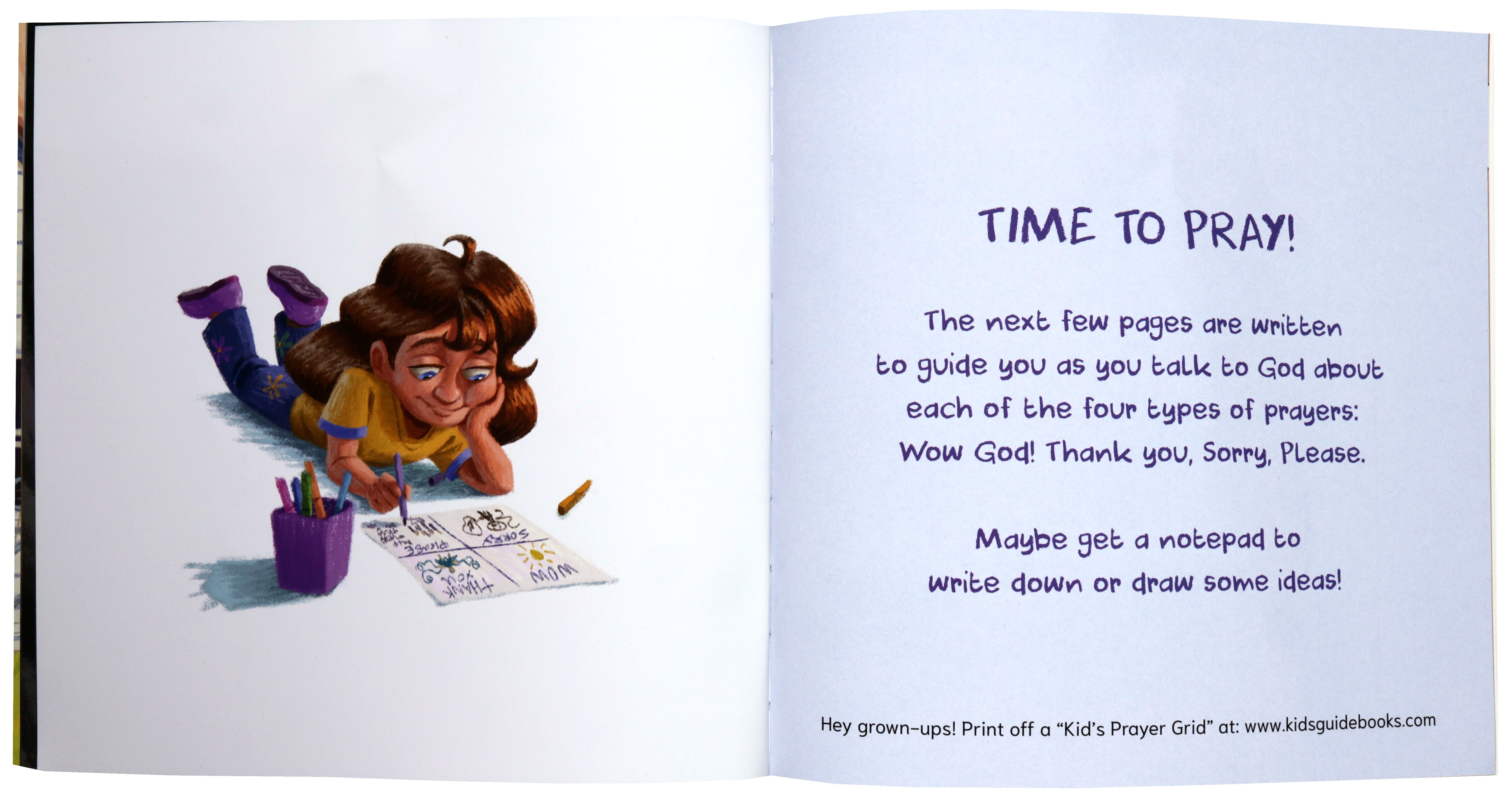 Wow God! Thank you, Sorry, Please: A Kid’s Guide To Prayer