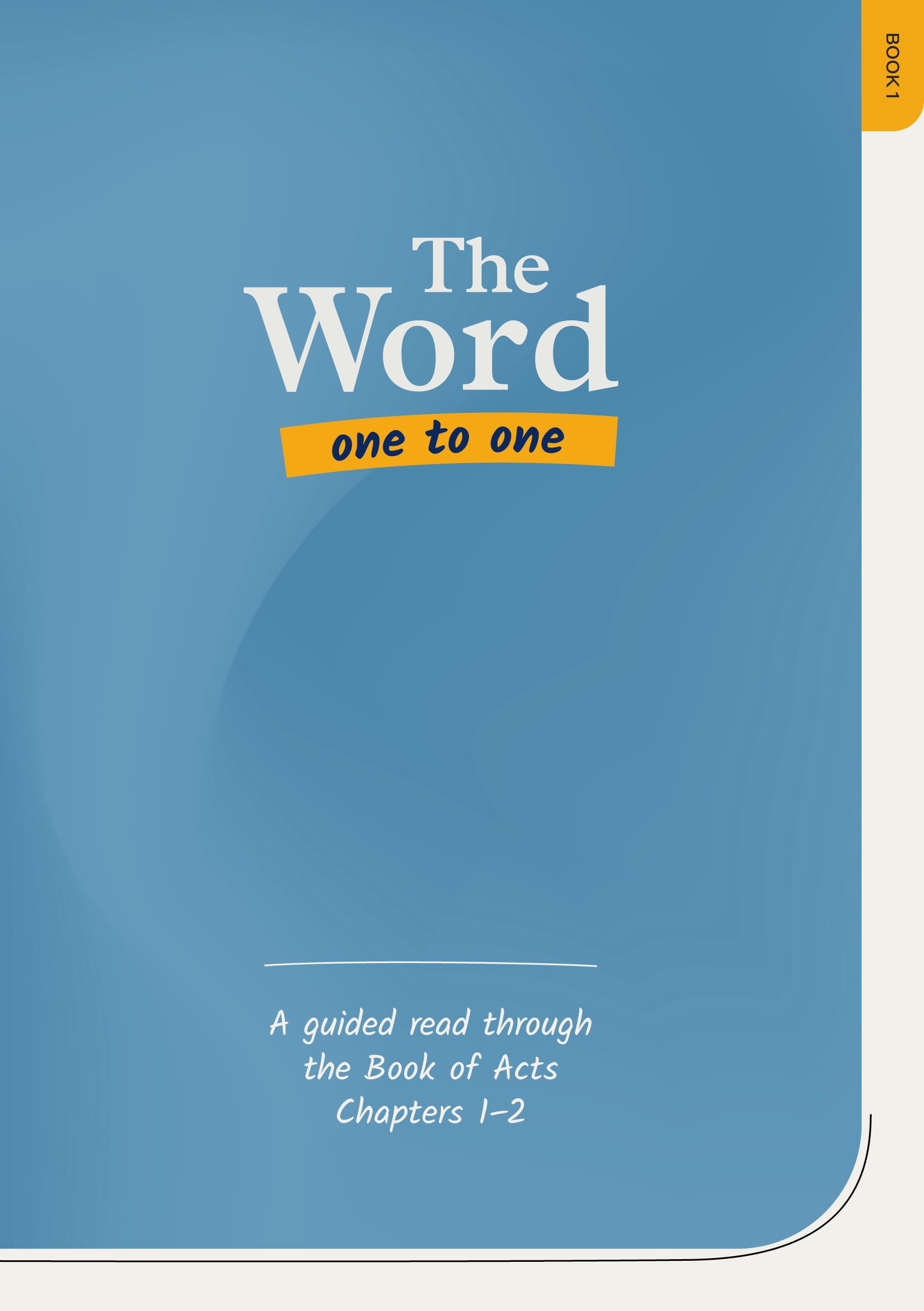 Acts 1-2 (Book One) (#01 in The Word One to One Series)