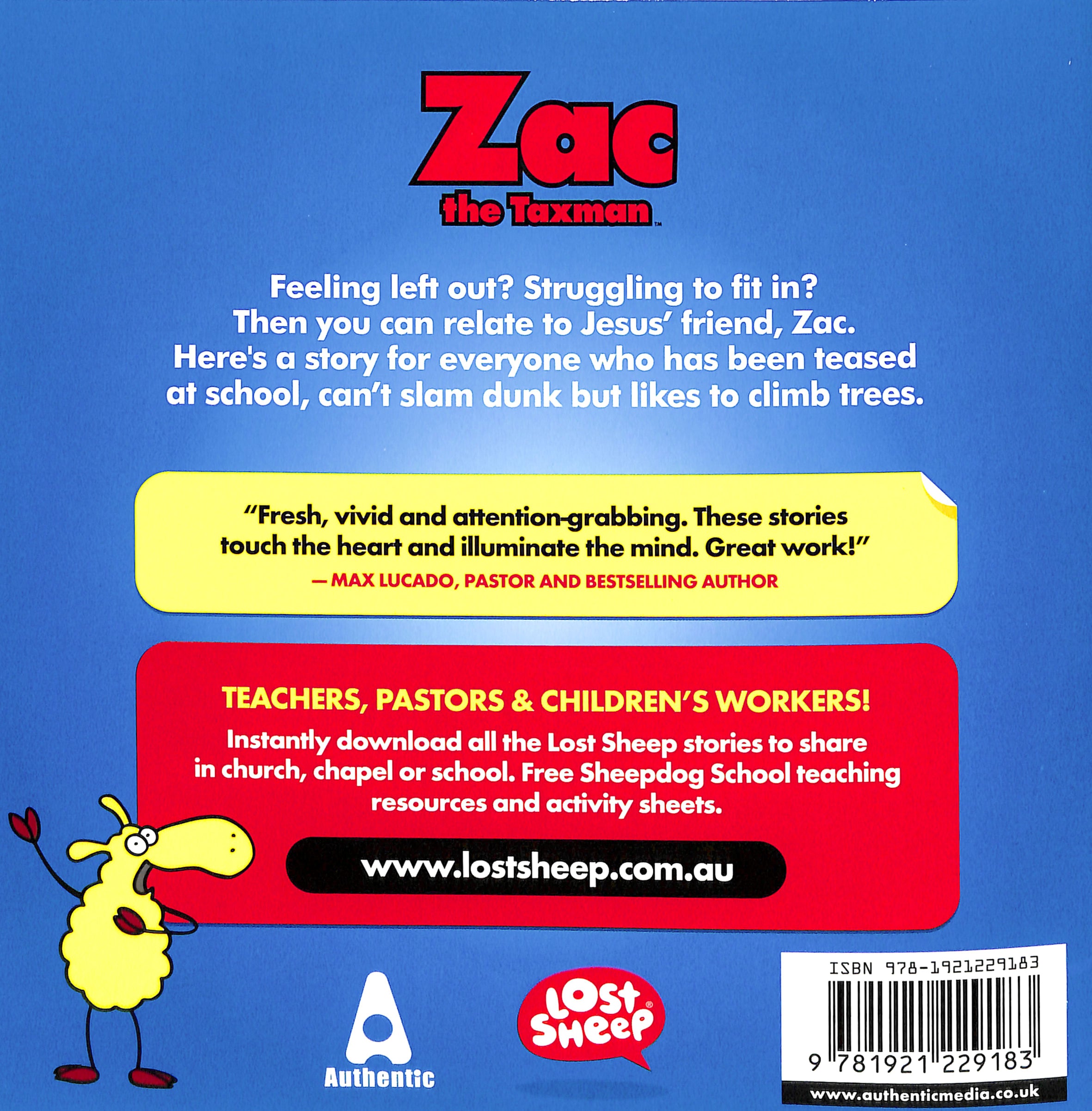 Zac, the Taxman (Lost Sheep Series)