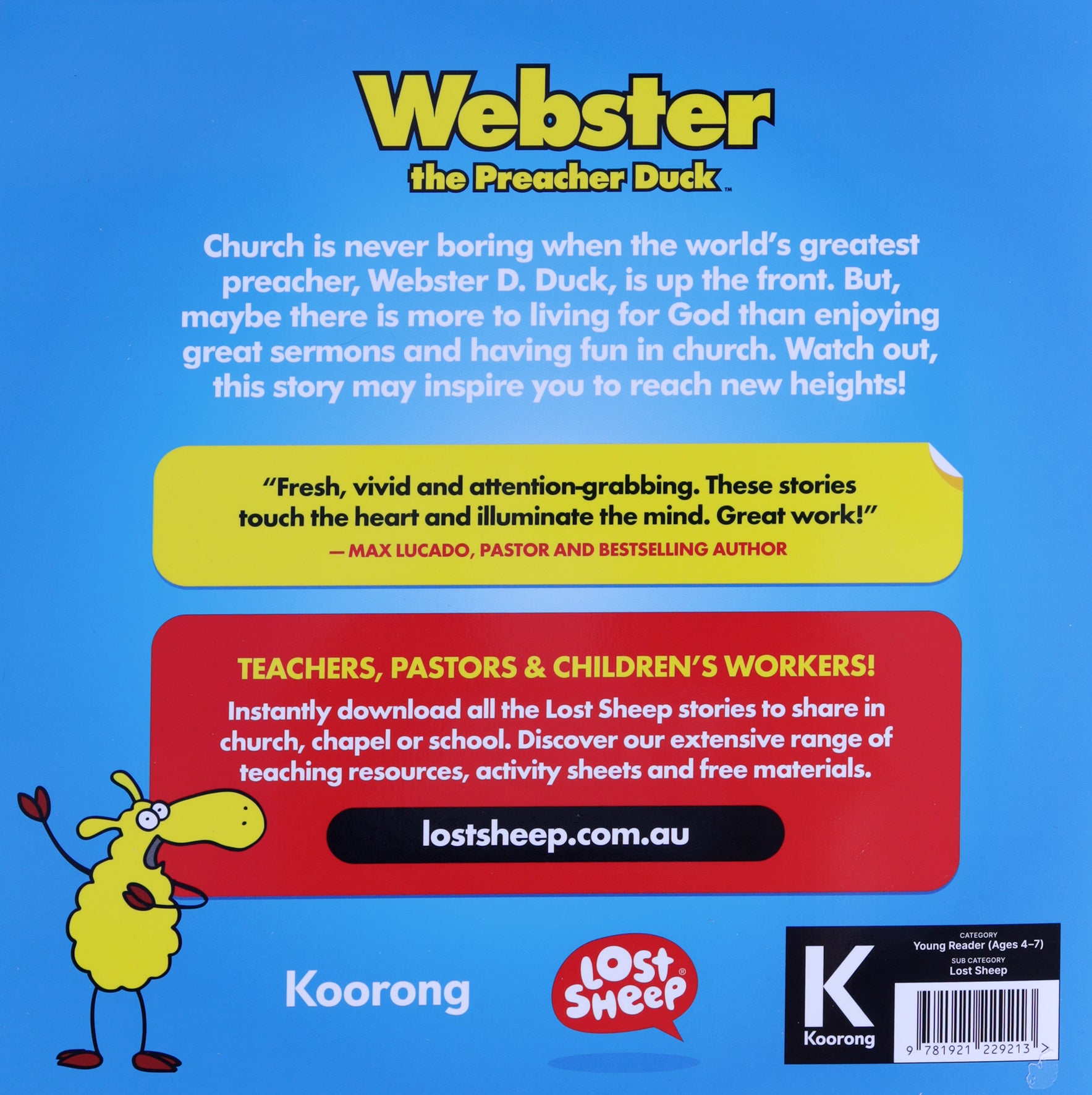 Webster, the Preacher Duck (Lost Sheep Series)