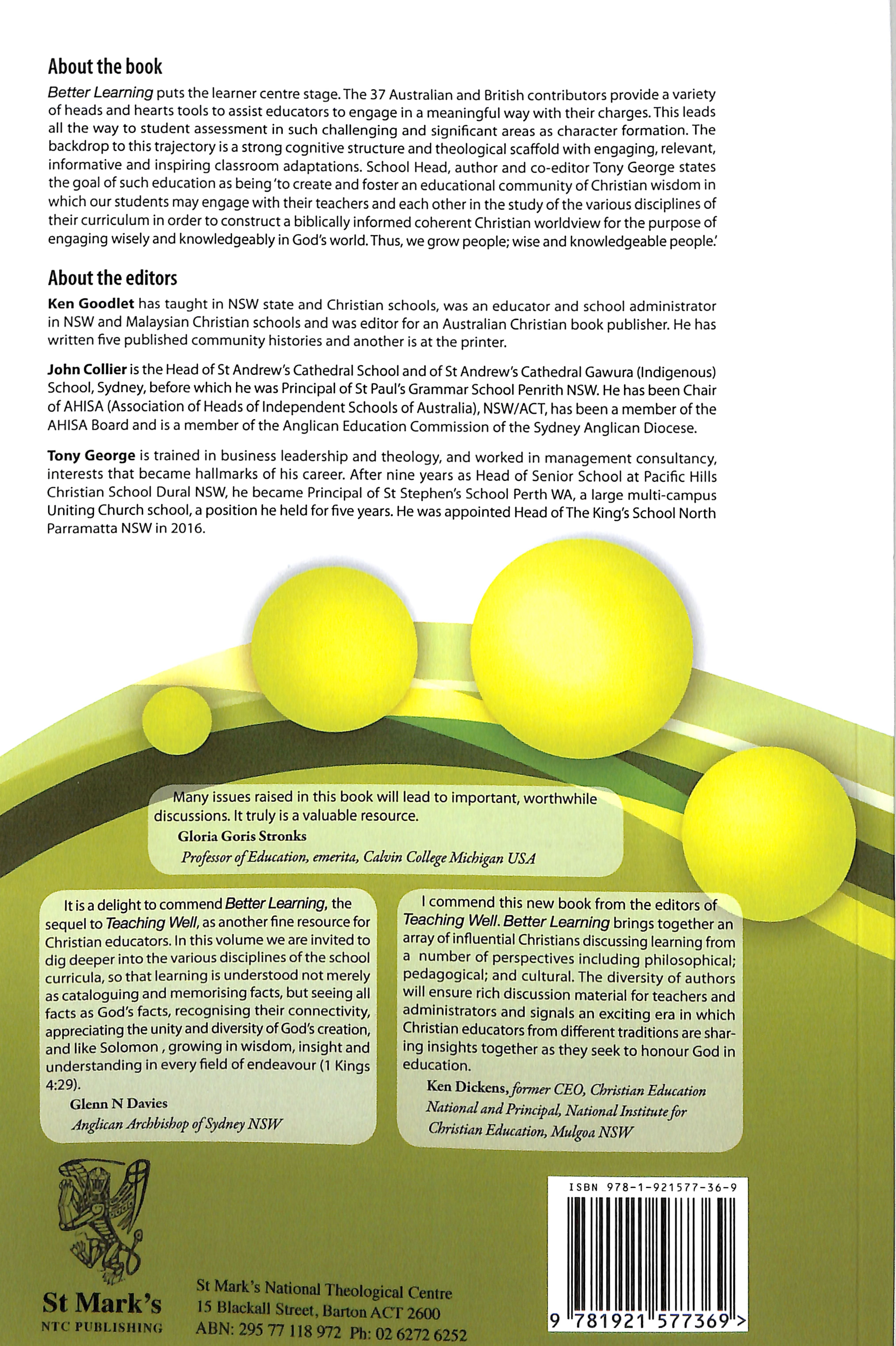 Better Learning: Trajectories For Educators in Christian Schools