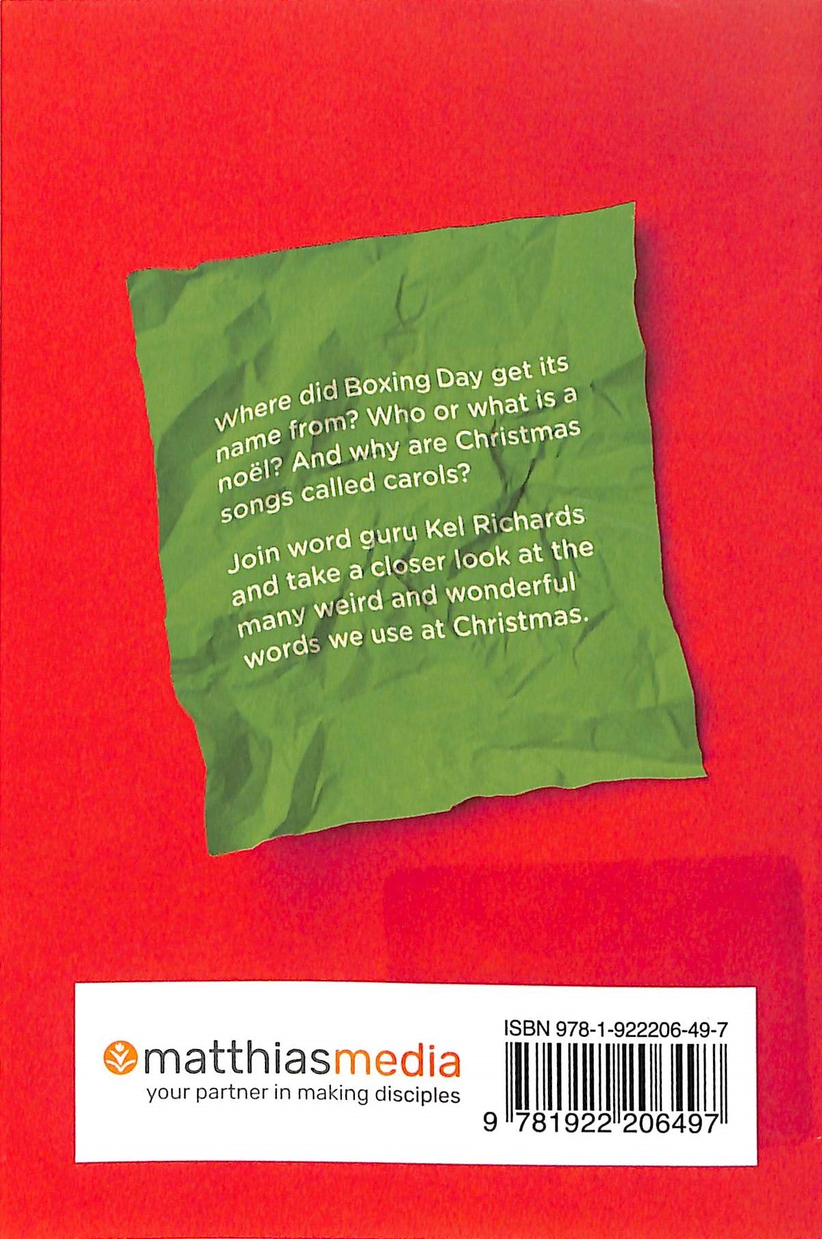 Christmas Words Unwrapped