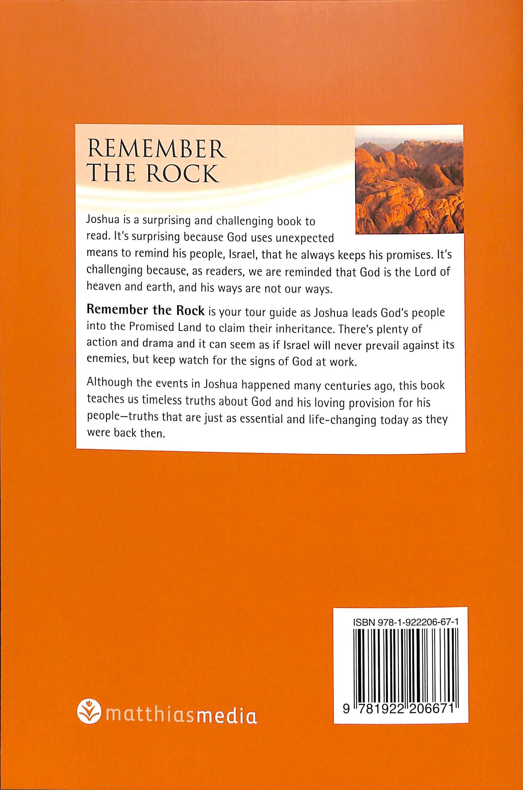 Remember the Rock (Joshua) (Interactive Bible Study Series)