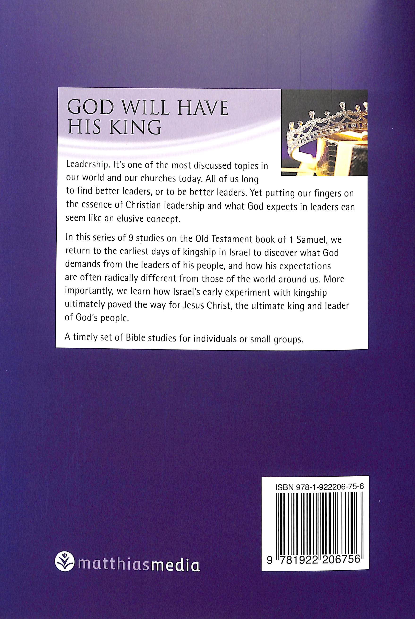 God Will Have His King (1 Samuel) (Interactive Bible Study Series)