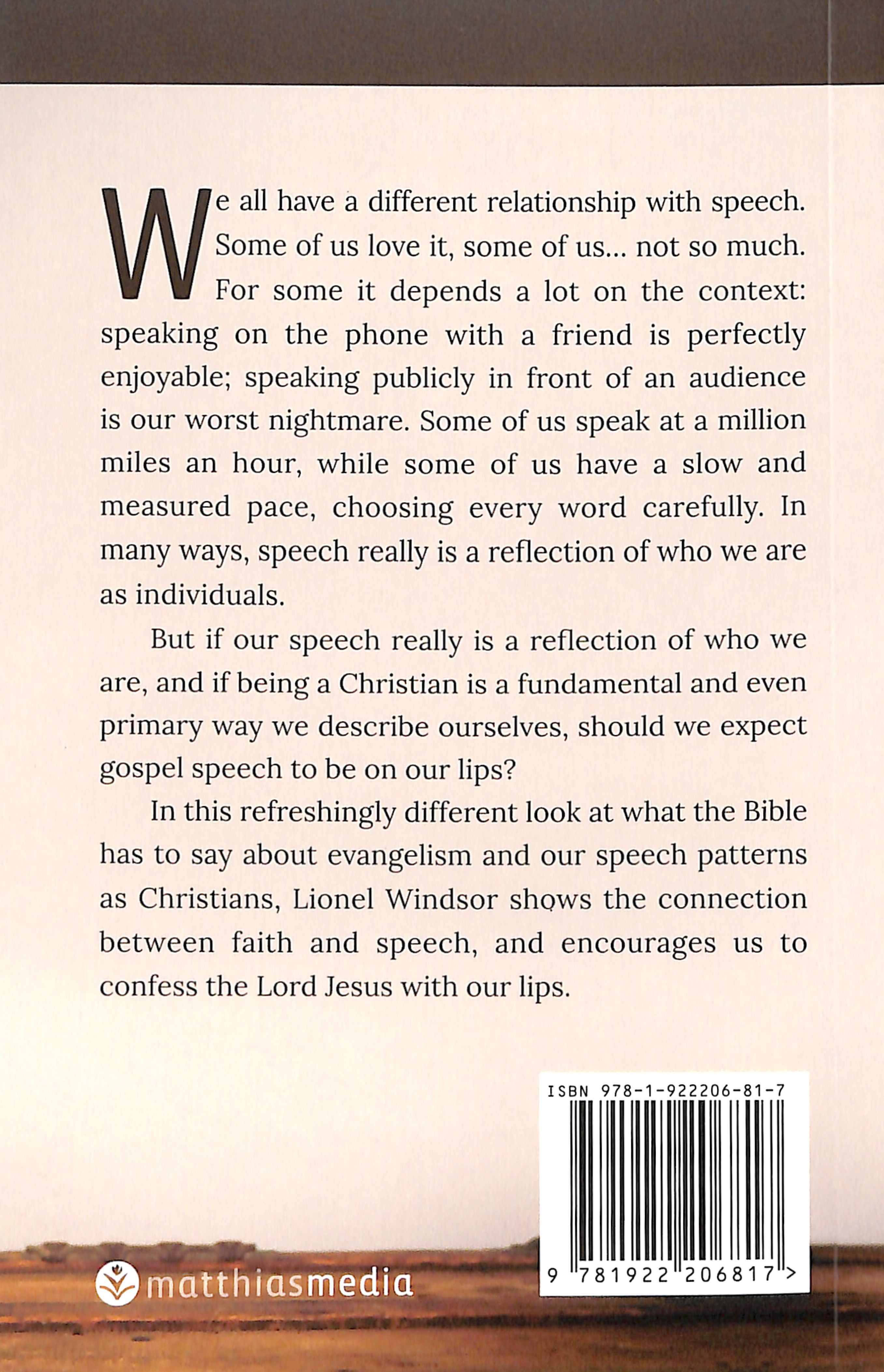 Gospel Speech (Brief Books (Matthias) Series)