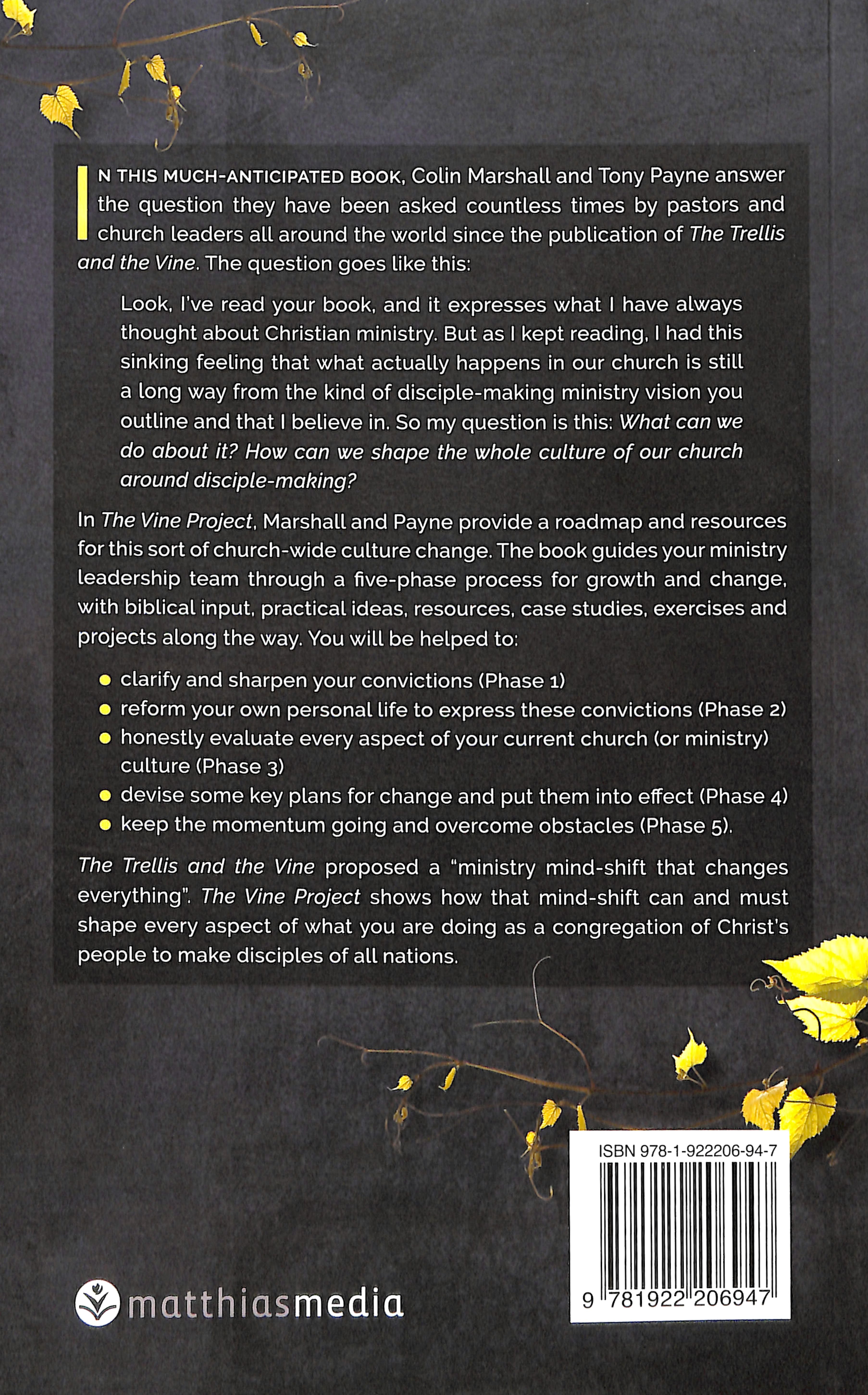 The Vine Project: Shaping Your Ministry Around Disciple-Making