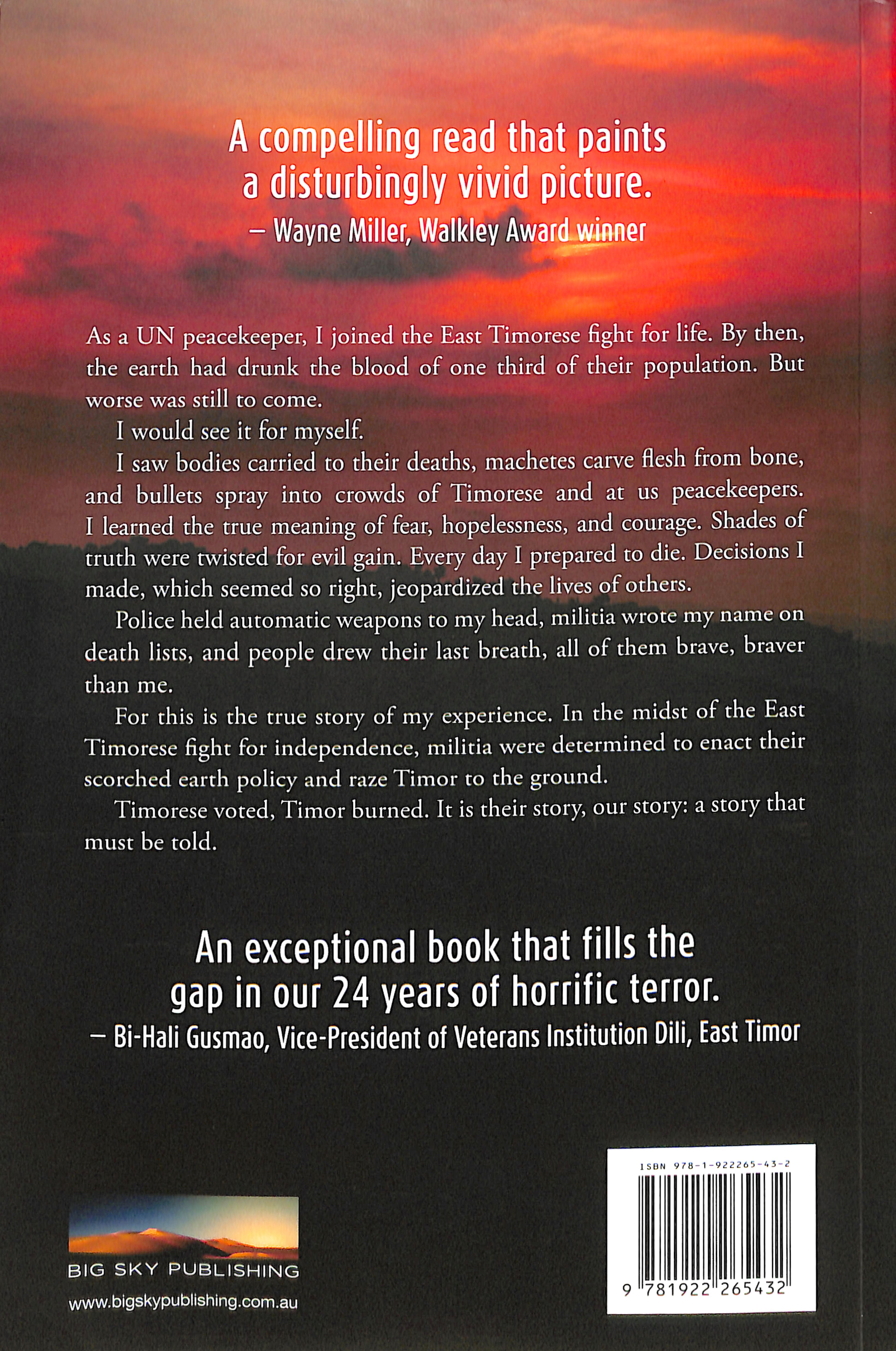 Scorched Earth: Peacekeeping in Timor During a Campaign of Death and Destruction