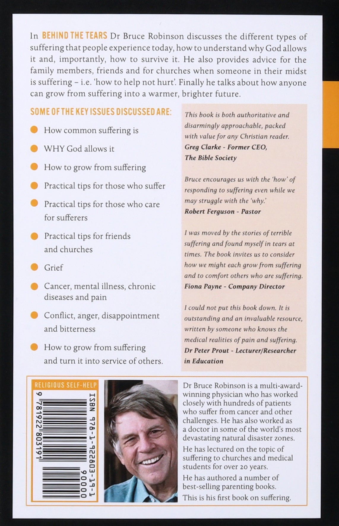 Behind the Tears: Understanding, Surviving & Growing From Suffering.
