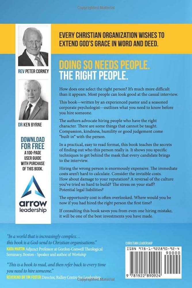 Hire Right, First Time: A Practical Guide for Staffing Christian Organisations