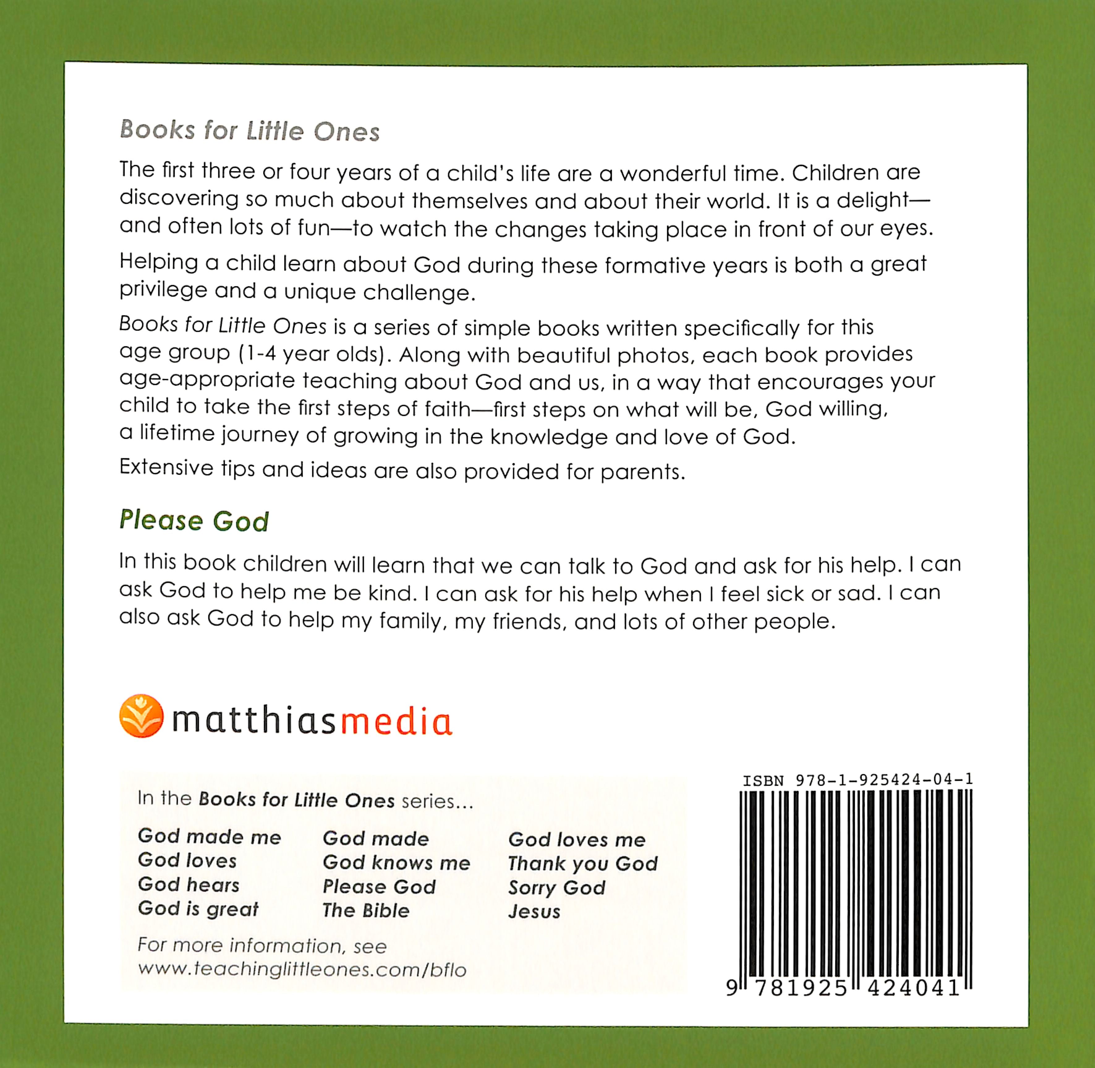 Please God (Books For Little Ones Series)