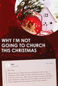 Why I'm Not Going to Church This Christmas
