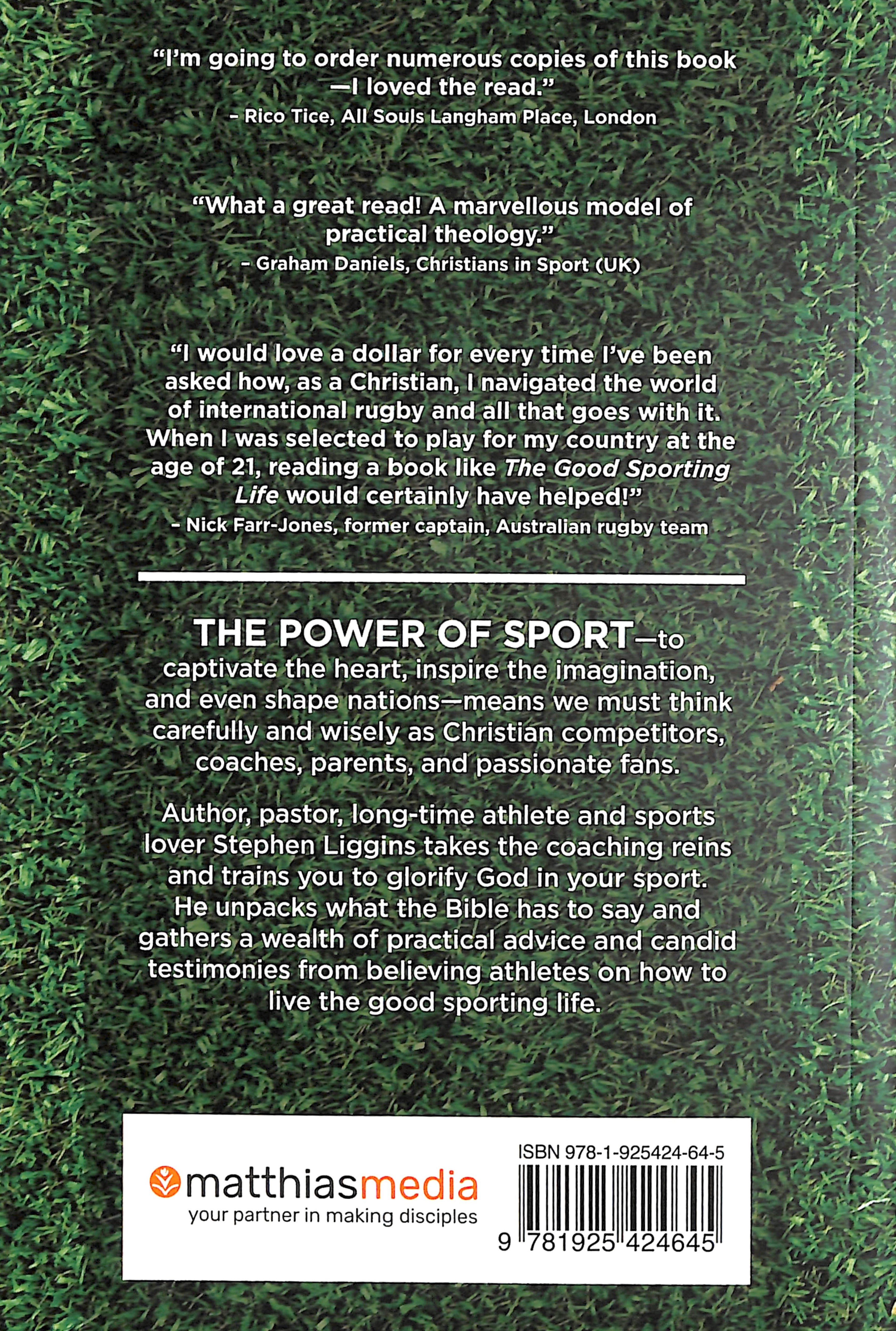 The Good Sporting Life: Loving and Playing Sport as a Follower of Jesus