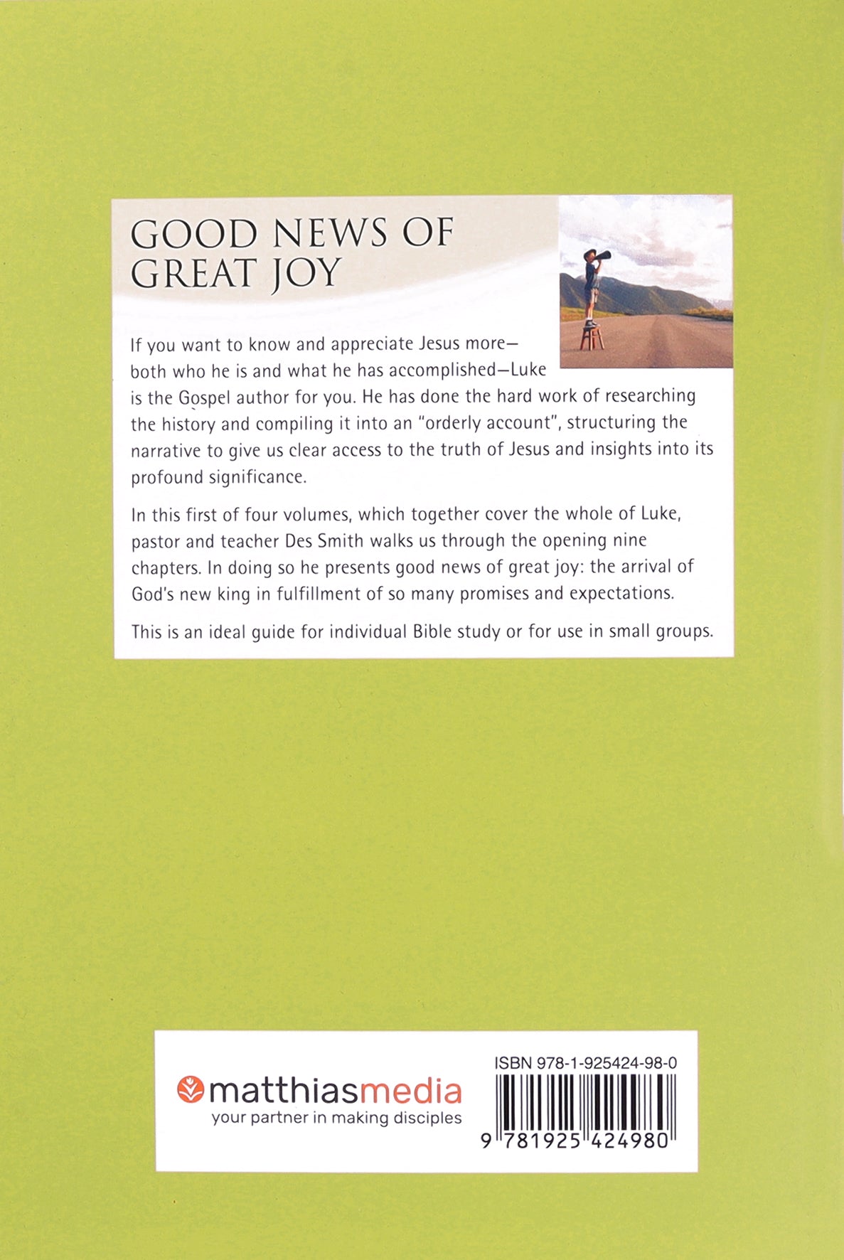GOOD NEWS OF GREAT JOY LUKE 1-9: 9 (Interactive Bible Study Series)