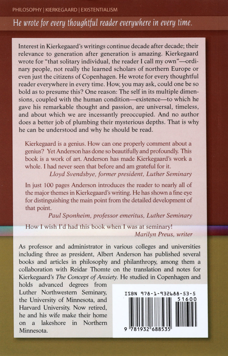 Kierkegaard: A Brief Overview of the Life and Writings of Soren Kierkegaard