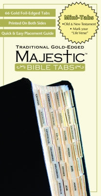 Majestic Bible Tabs Mini Traditional Gold