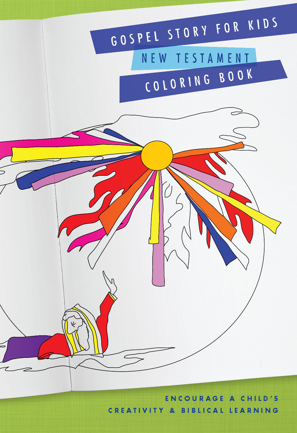 Gospel Story For Kids New Testament Coloring Book Two