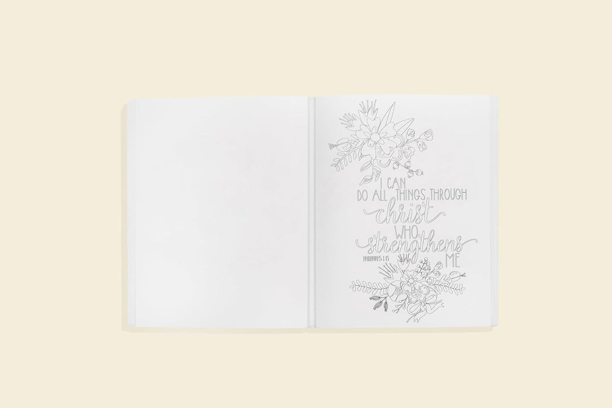 Beauty in the Bible: An Adult Coloring Book (#01 in Christian Adult Coloring Bible Journaling and Lettering Inspirational Gifts Series)