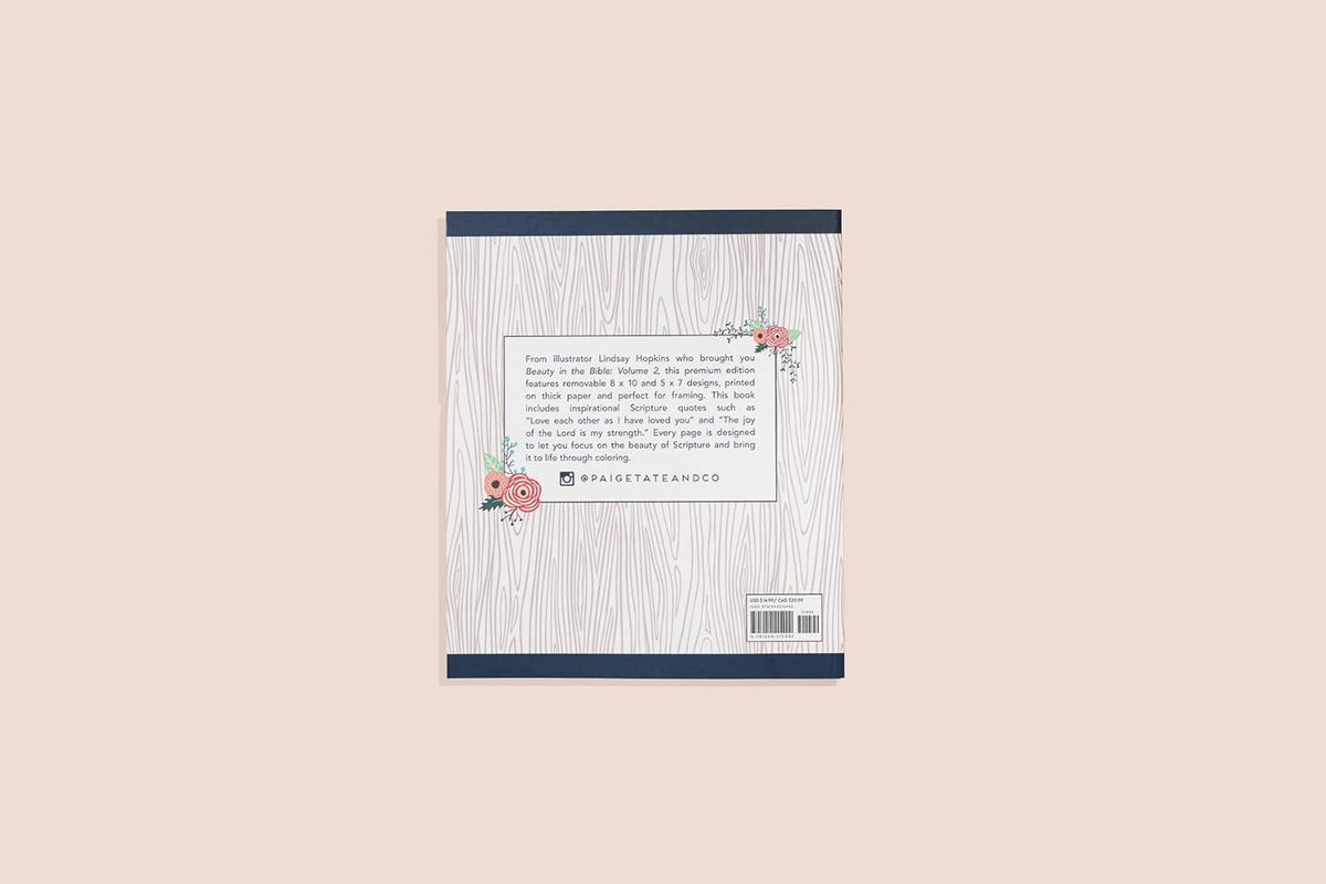 Beauty in the Bible: Adult Coloring Book (#03 in Christian Adult Coloring Bible Journaling and Lettering Inspirational Gifts Series)