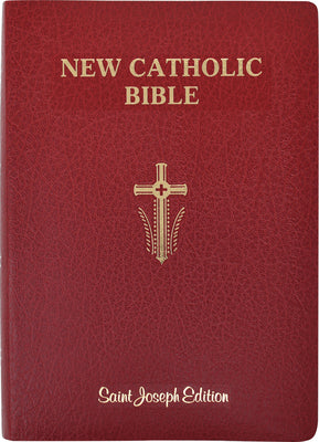 Ncb St Joseph New Catholic Bible Giant Print Red