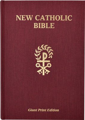 Ncb St Joseph New Catholic Bible Giant Print Burgundy