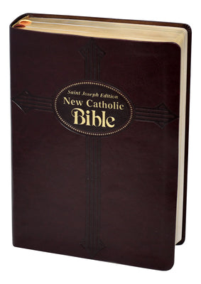 Ncb St. Joseph New Catholic Bible Large Print Burgundy Dura Lux (Red Letter Edition) (Red Letter Edition)