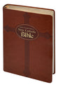 Ncb St. Joseph New Catholic Bible Large Print Brown Dura Lux (Red Letter Edition)