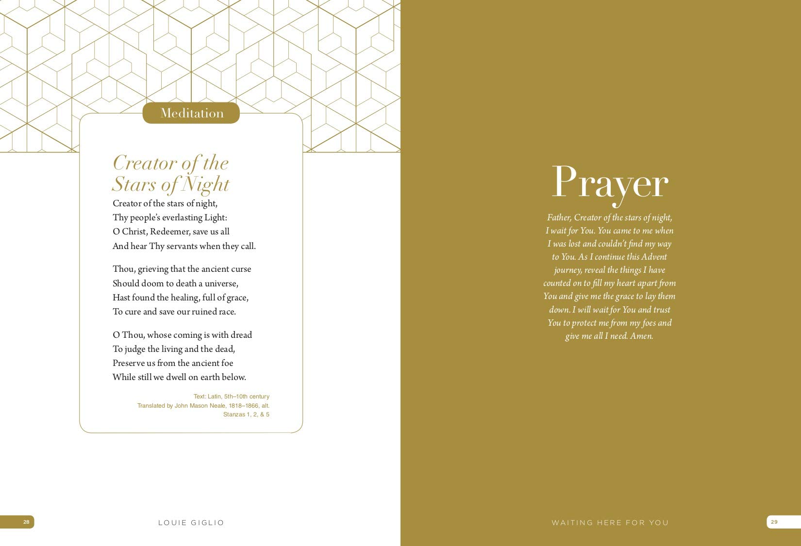 Waiting Here For You: An Advent Journey of Hope