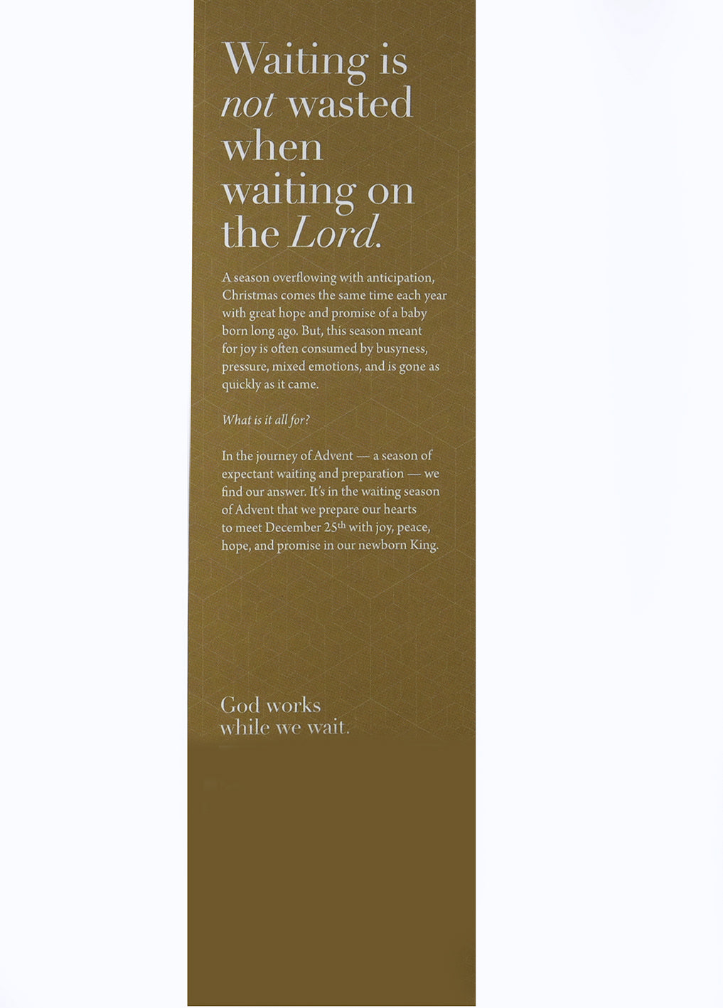 Waiting Here For You: An Advent Journey of Hope