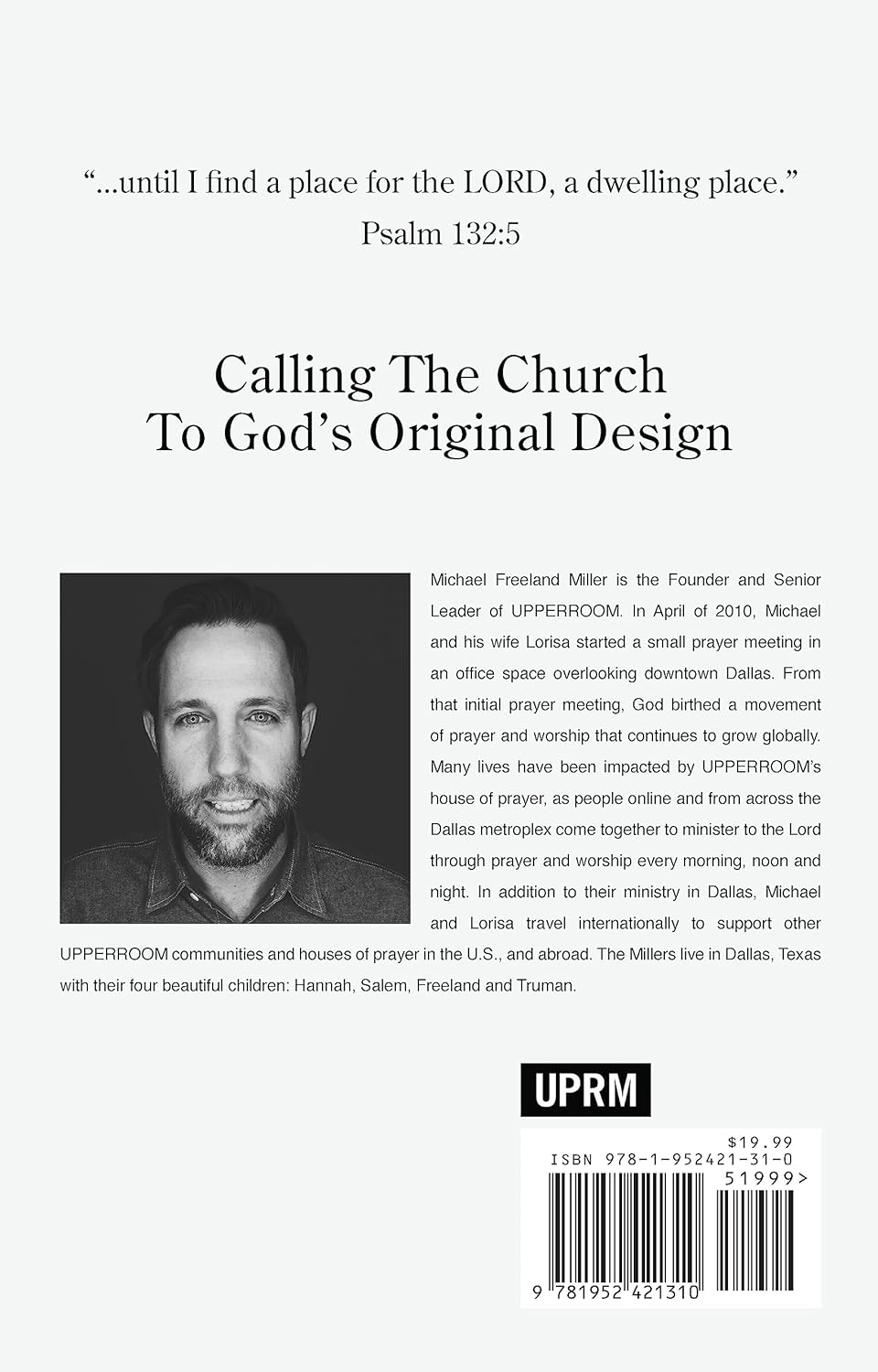 His House, His Presence: Calling the Church Back to God's Original Design