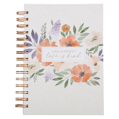 Journal: Love Is Patient Love Is Kind, Ivory