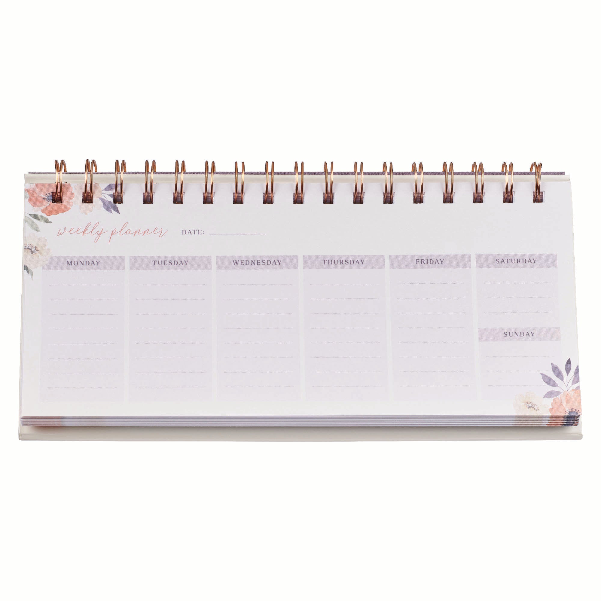 Undated Desktop Weekly Diary/Planner: Love Is Patient Love Is Kind