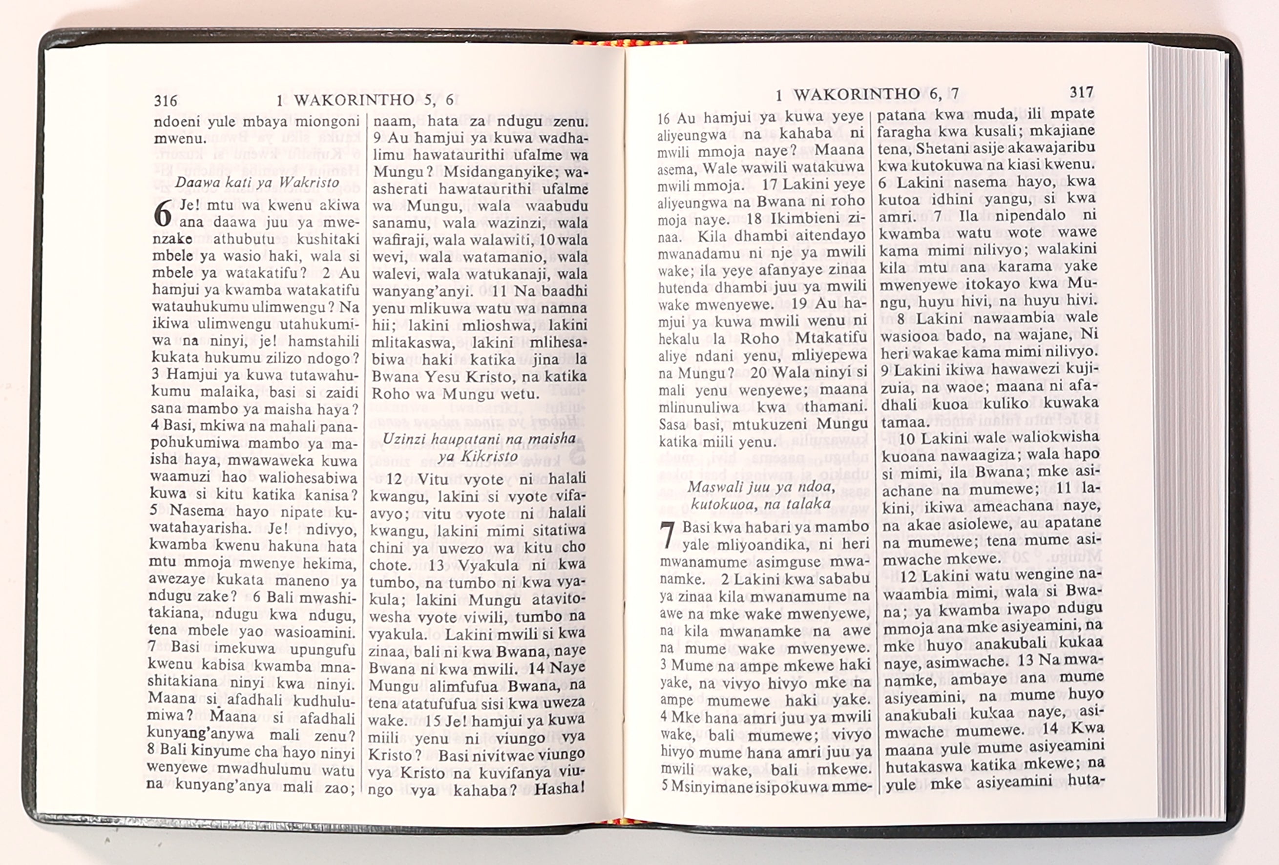 Swahili New Testament With Psalms (Kiswahili)