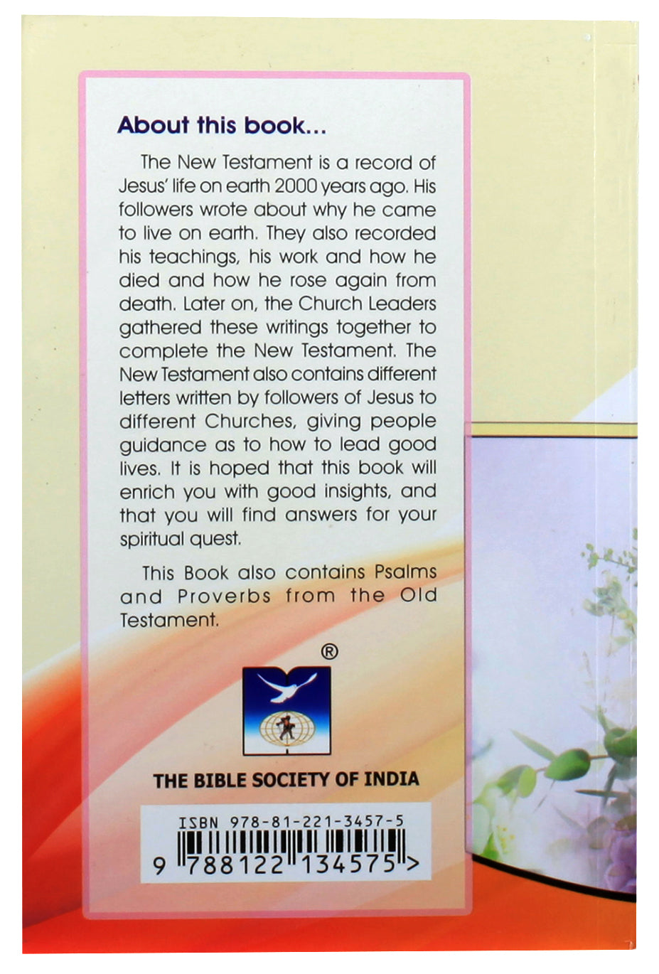 Hindi Ov New Testament With Psalms and Proverbs